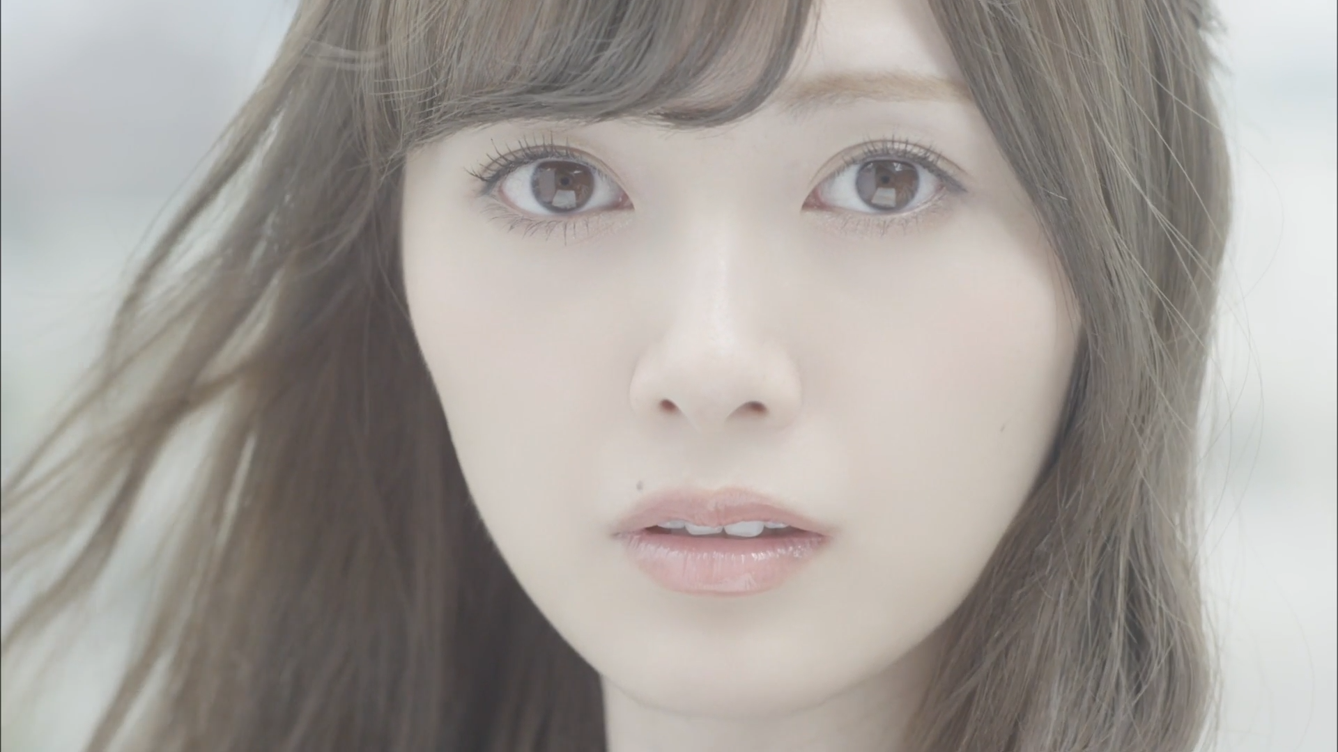 Asian woman with brown eyes and brunette hair HD Wallpaper