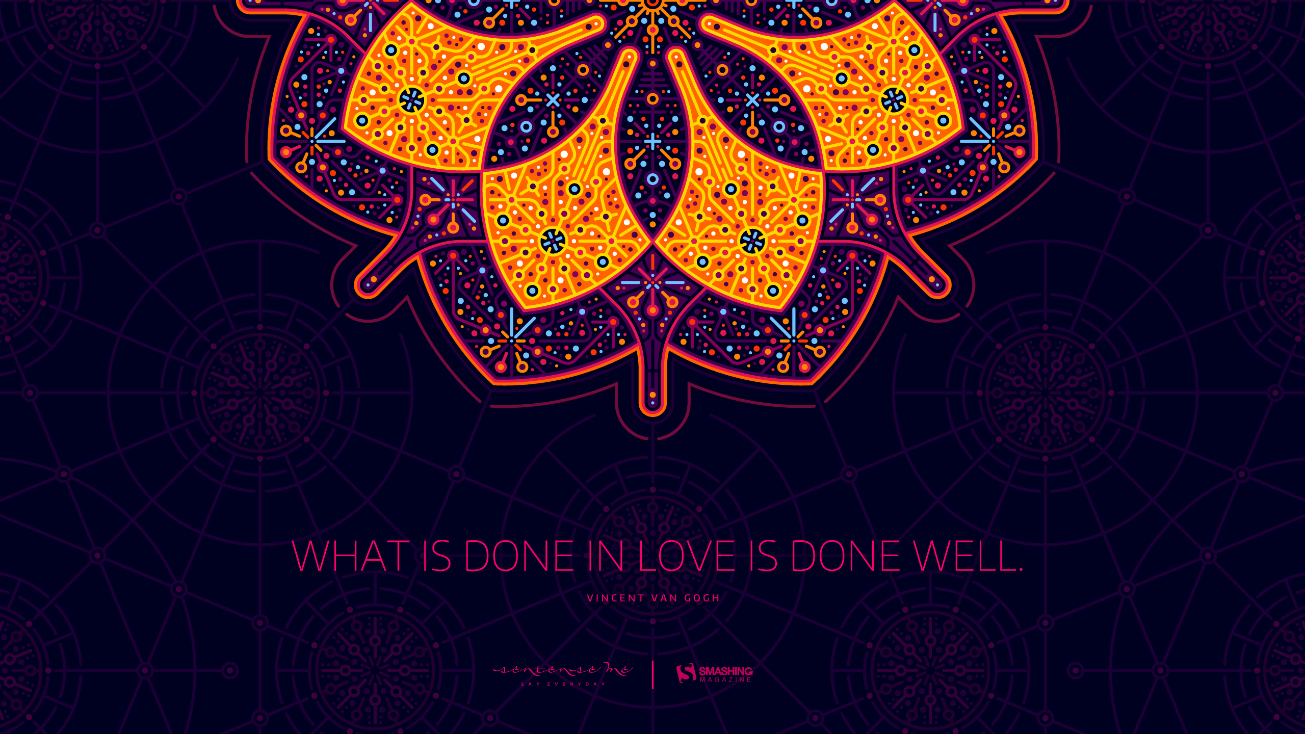 Vincent van Gogh Quote Artwork by Smashing Magazine HD Wallpaper