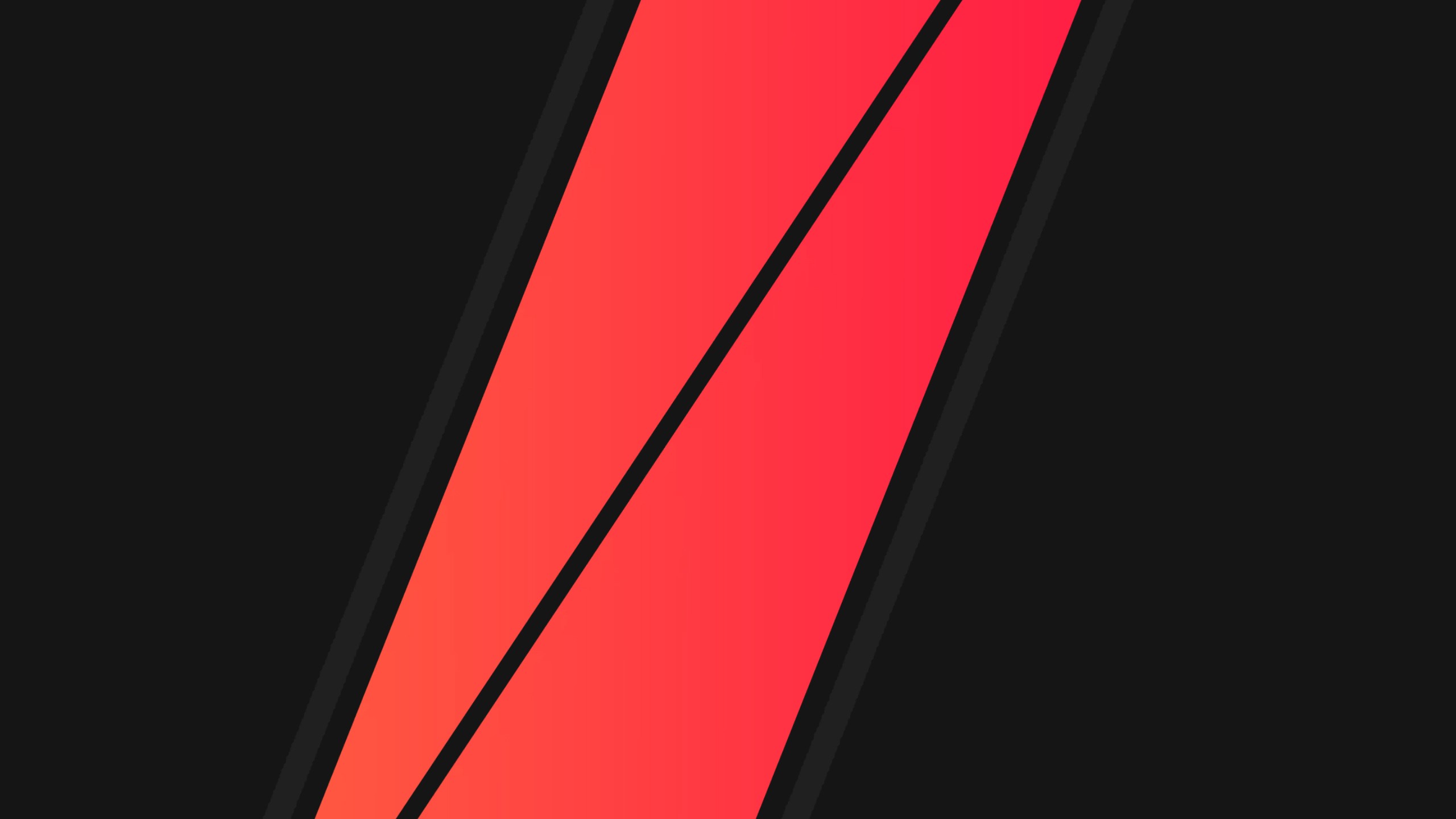 Minimalist geometric design with black and red diagonal lines HD Wallpaper