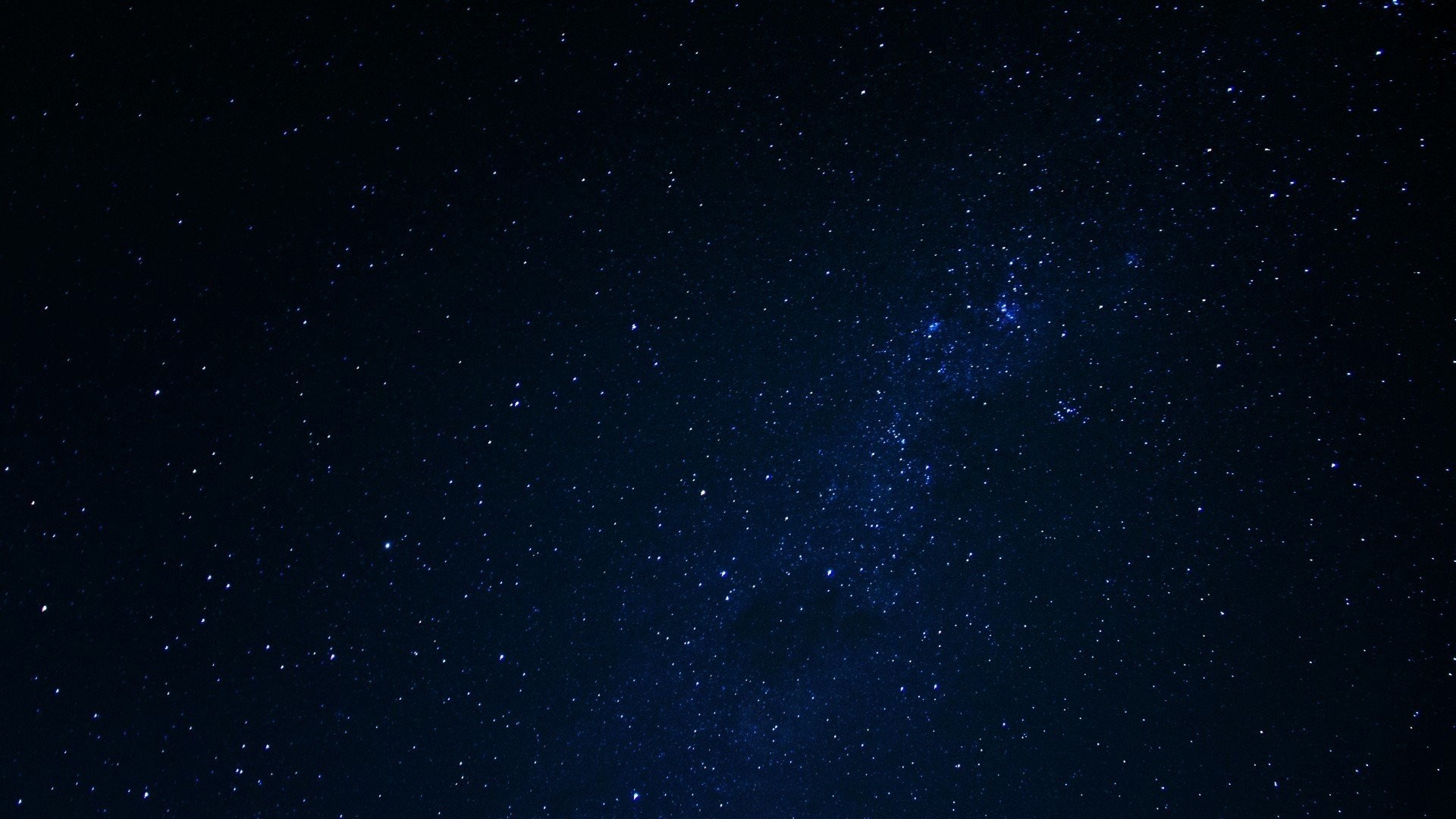 A dark night sky filled with countless stars HD Wallpaper