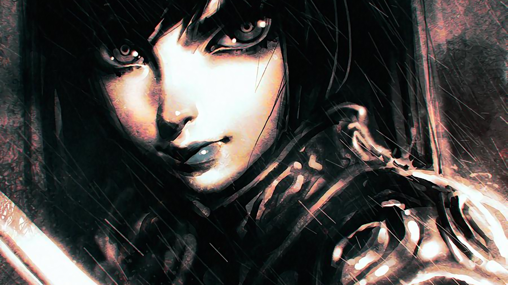 Artwork of a woman by Ilya Kuvshinov HD Wallpaper