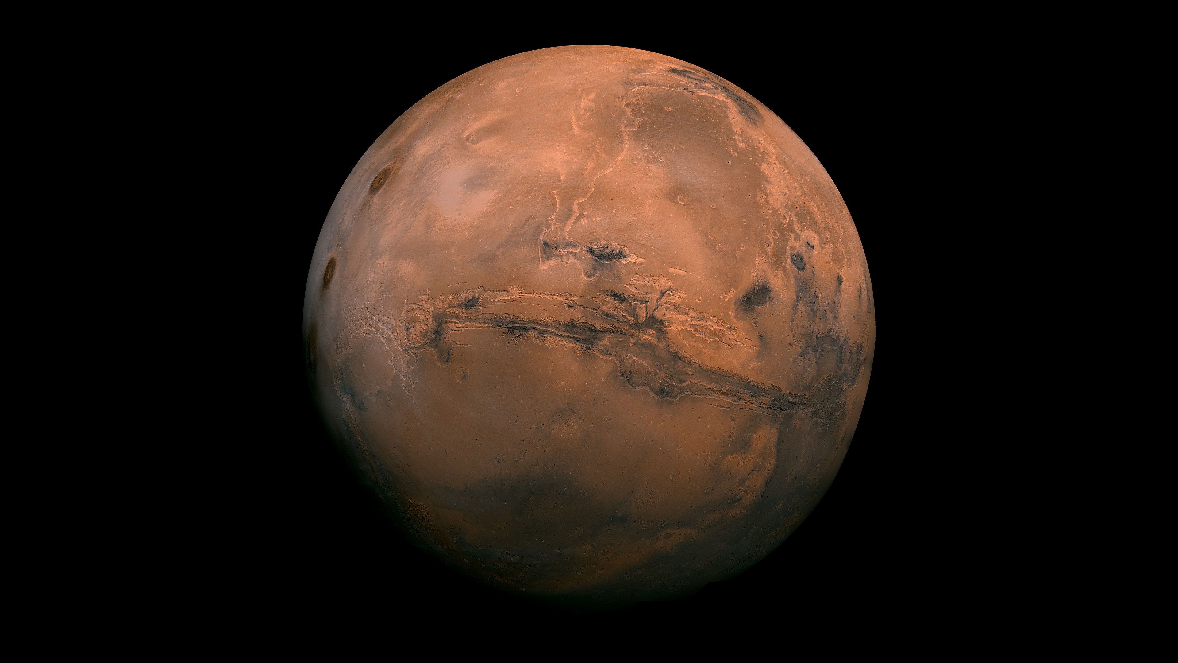 Mars, the Red Planet in Space HD Wallpaper