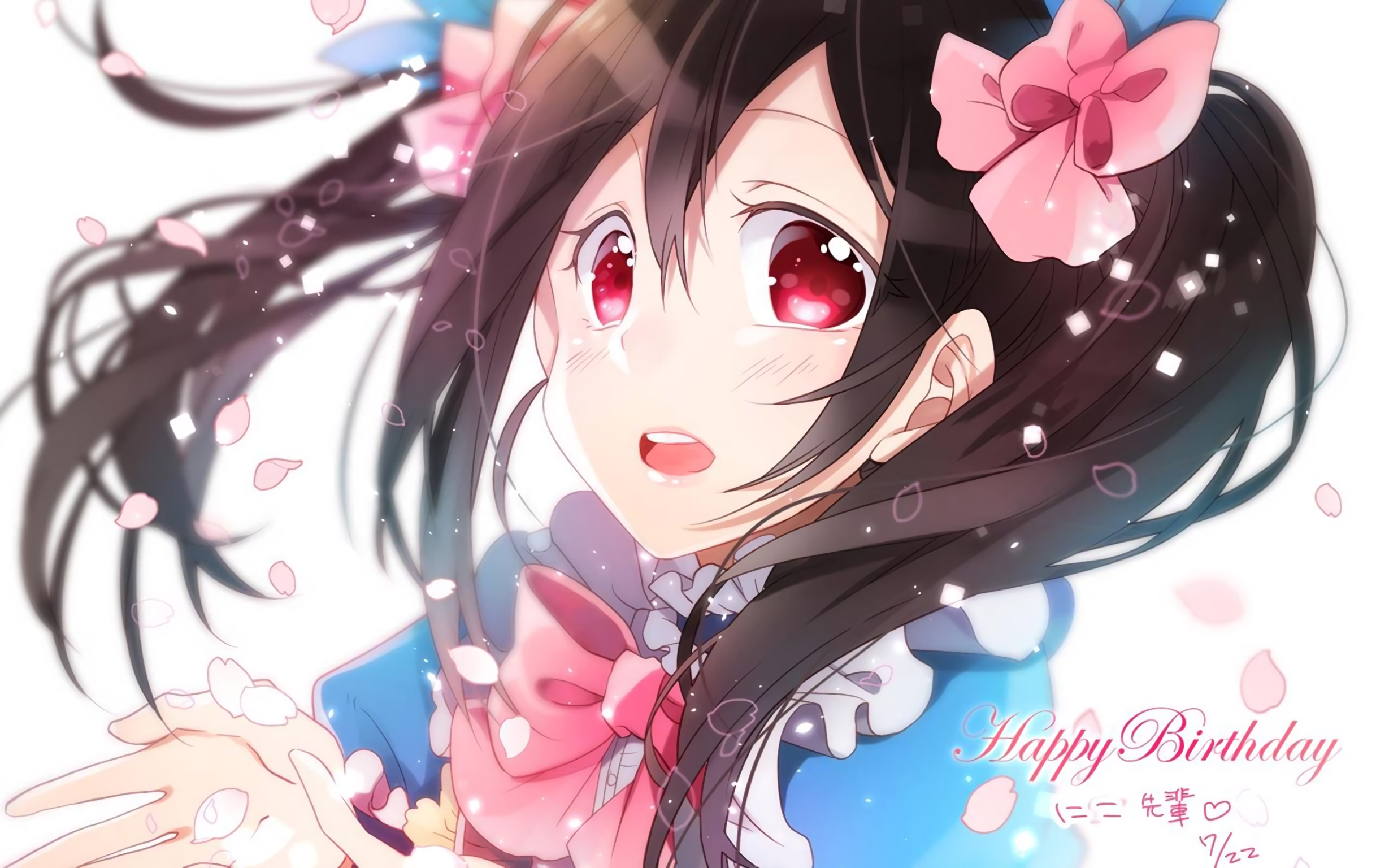 Yazawa Nico Happy Birthday Love Live! Anime Girl HD Wallpaper