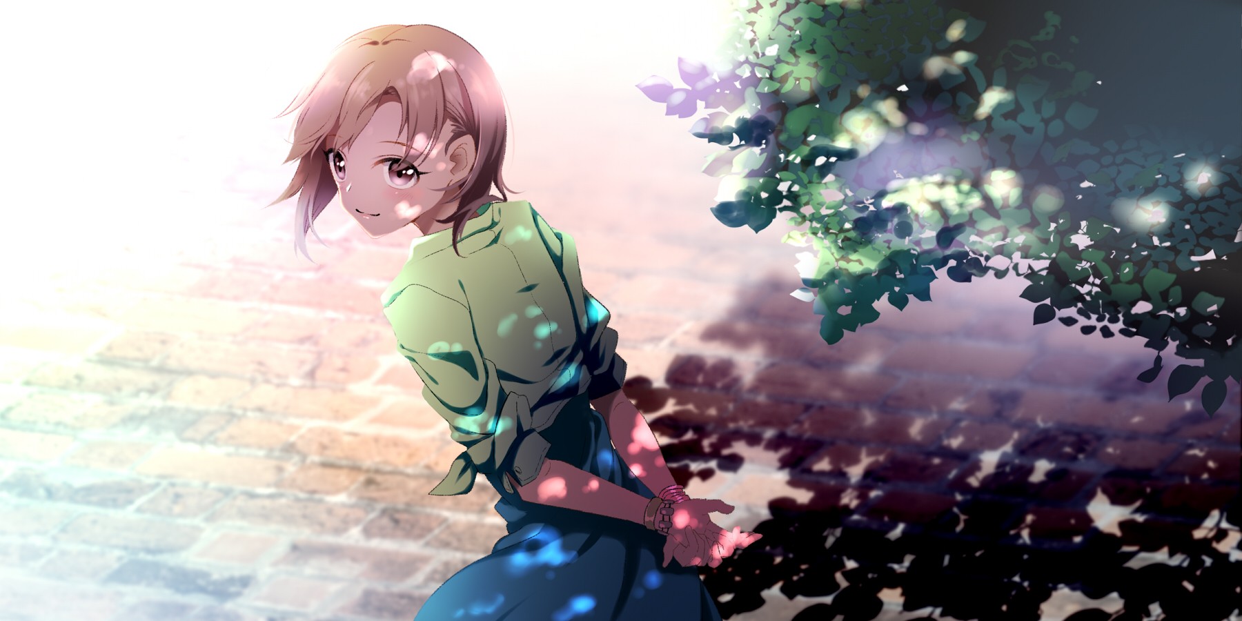 Aiba Yumi from THE iDOLM@STER artwork HD Wallpaper