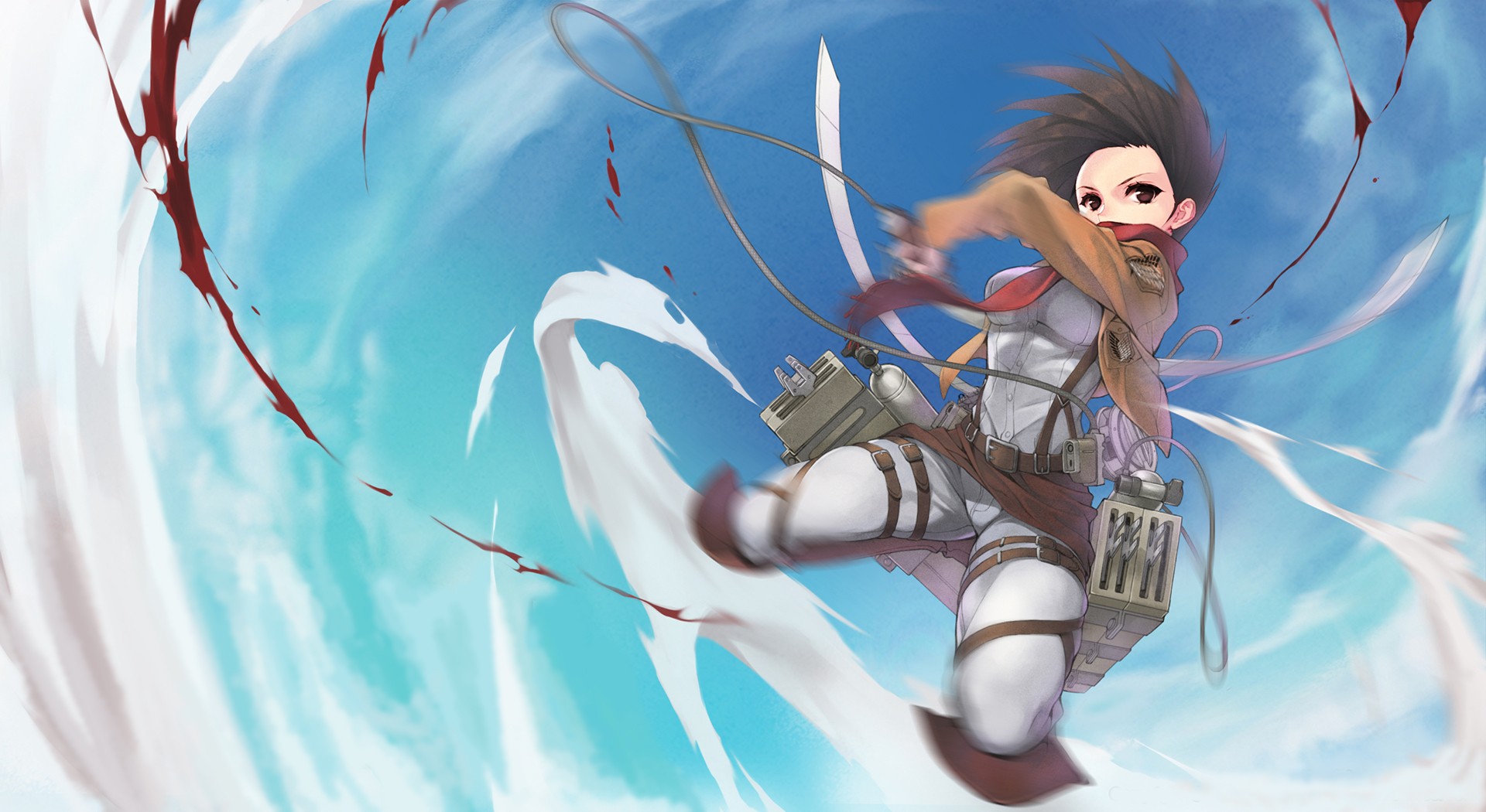 Mikasa Ackerman in Attack on Titan HD Wallpaper