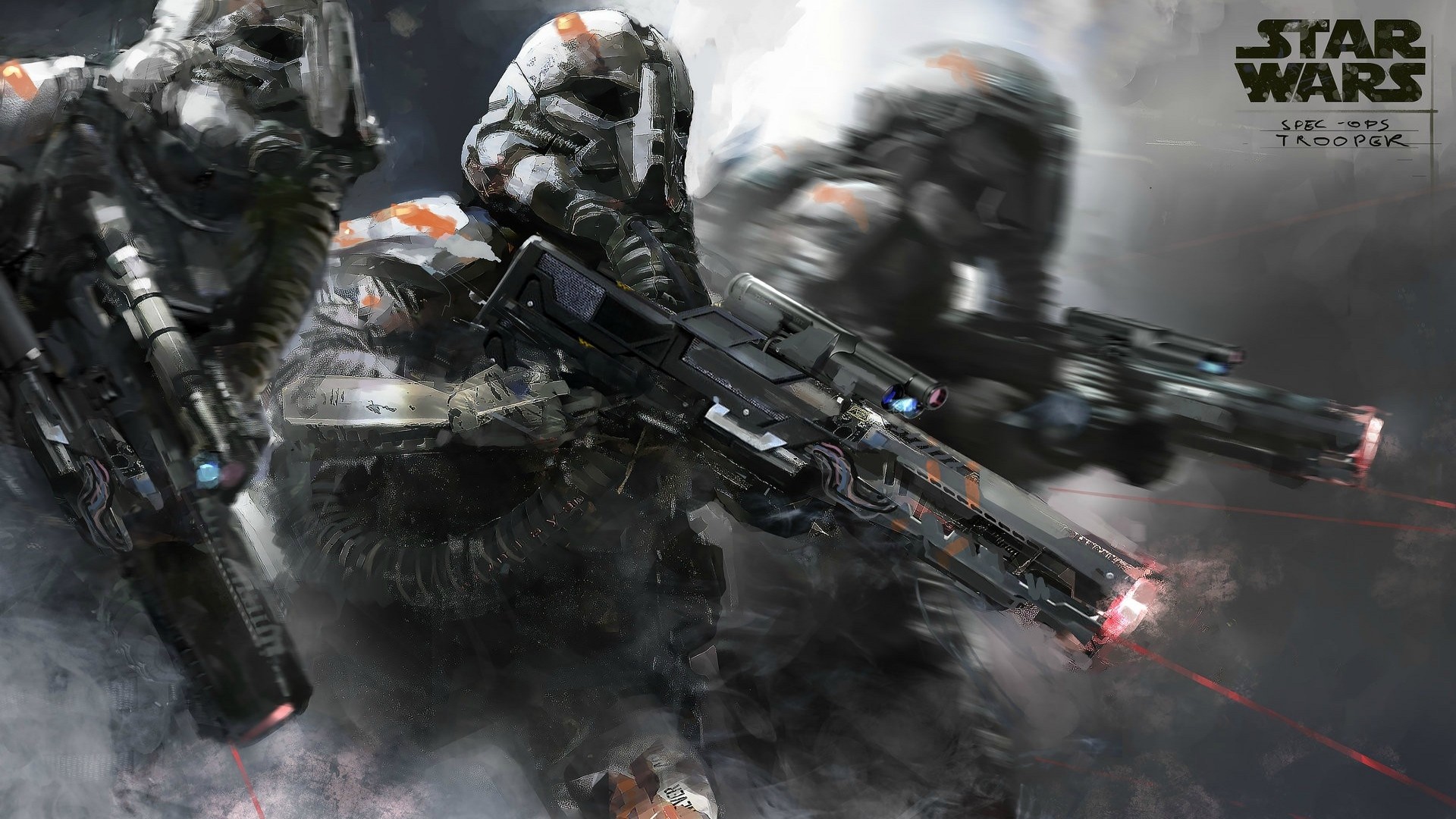 Star Wars Spec Ops Troopers Artwork HD Wallpaper