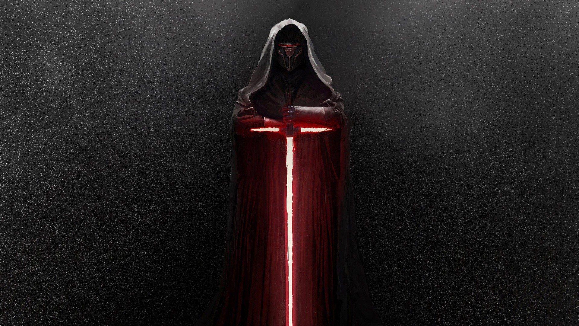 Kylo Ren holding a lightsaber HD Wallpaper