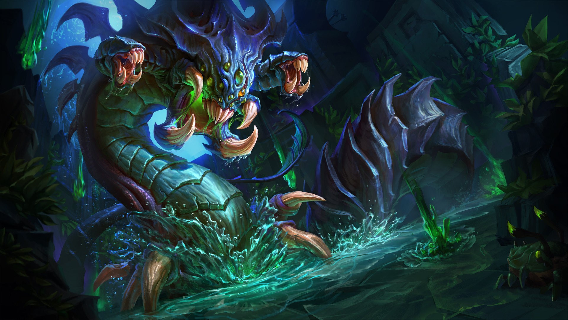 Baron Nashor from League of Legends HD Wallpaper