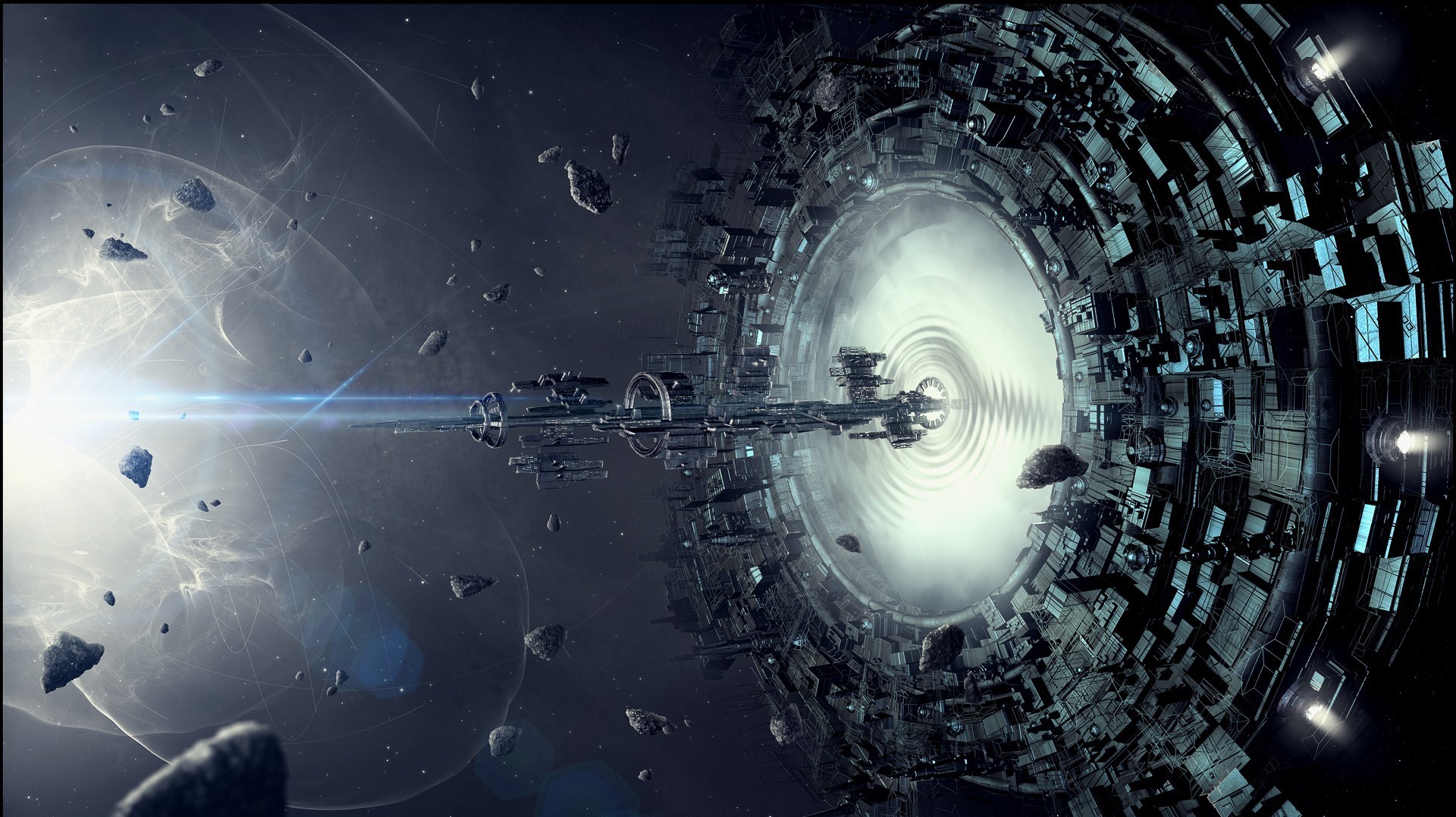 Mass Effect 3 Citadel Space Station Artwork HD Wallpaper