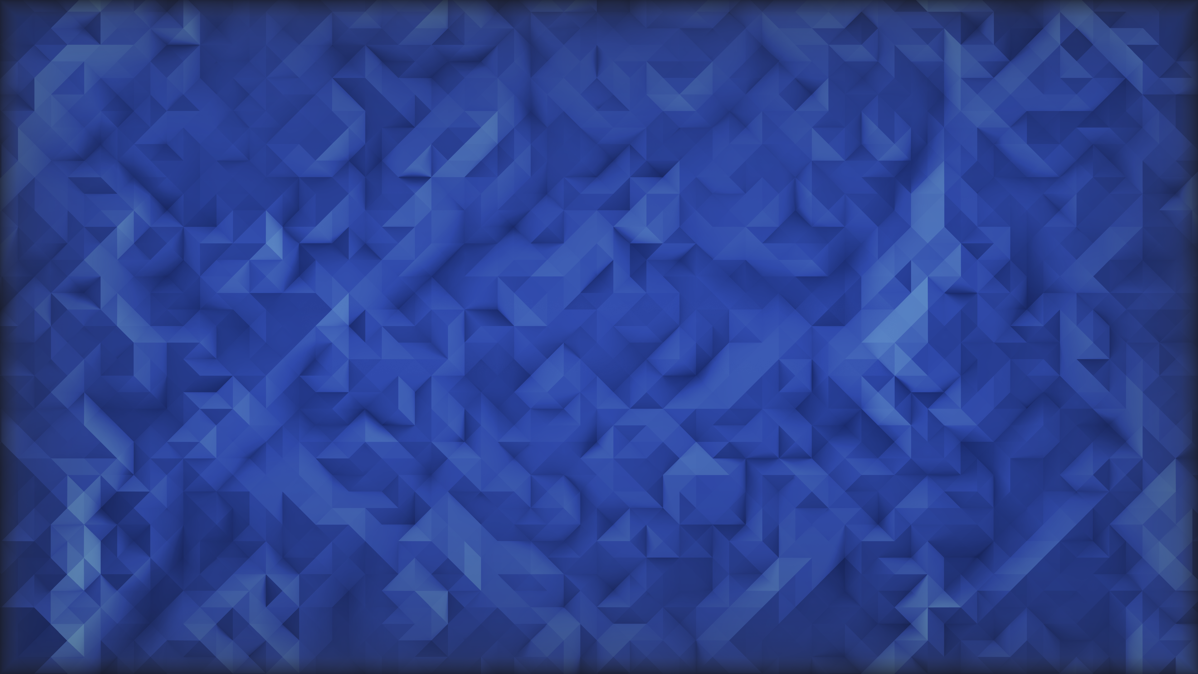 Abstract low poly blue triangle texture HD Wallpaper
