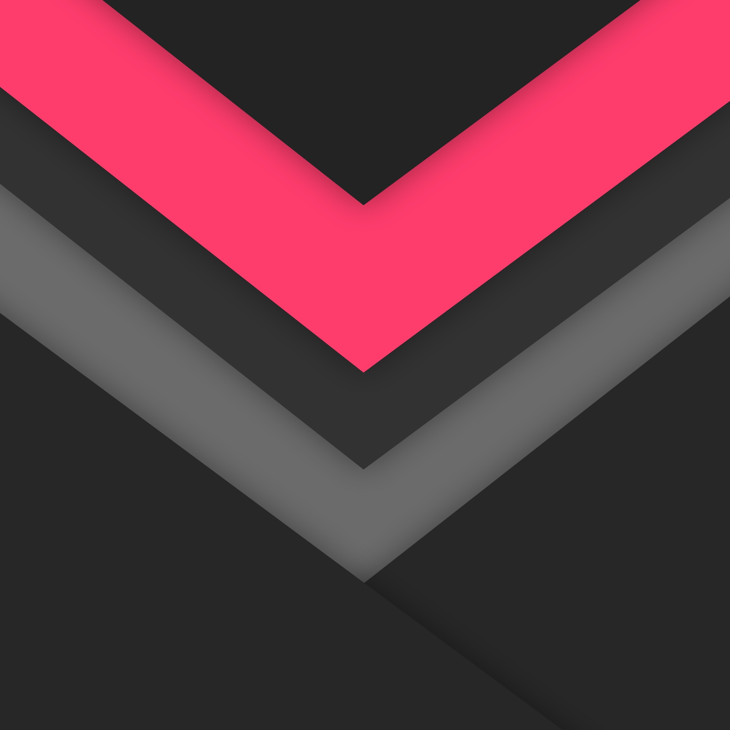 Abstract geometric shapes with pink and gray layers HD Wallpaper