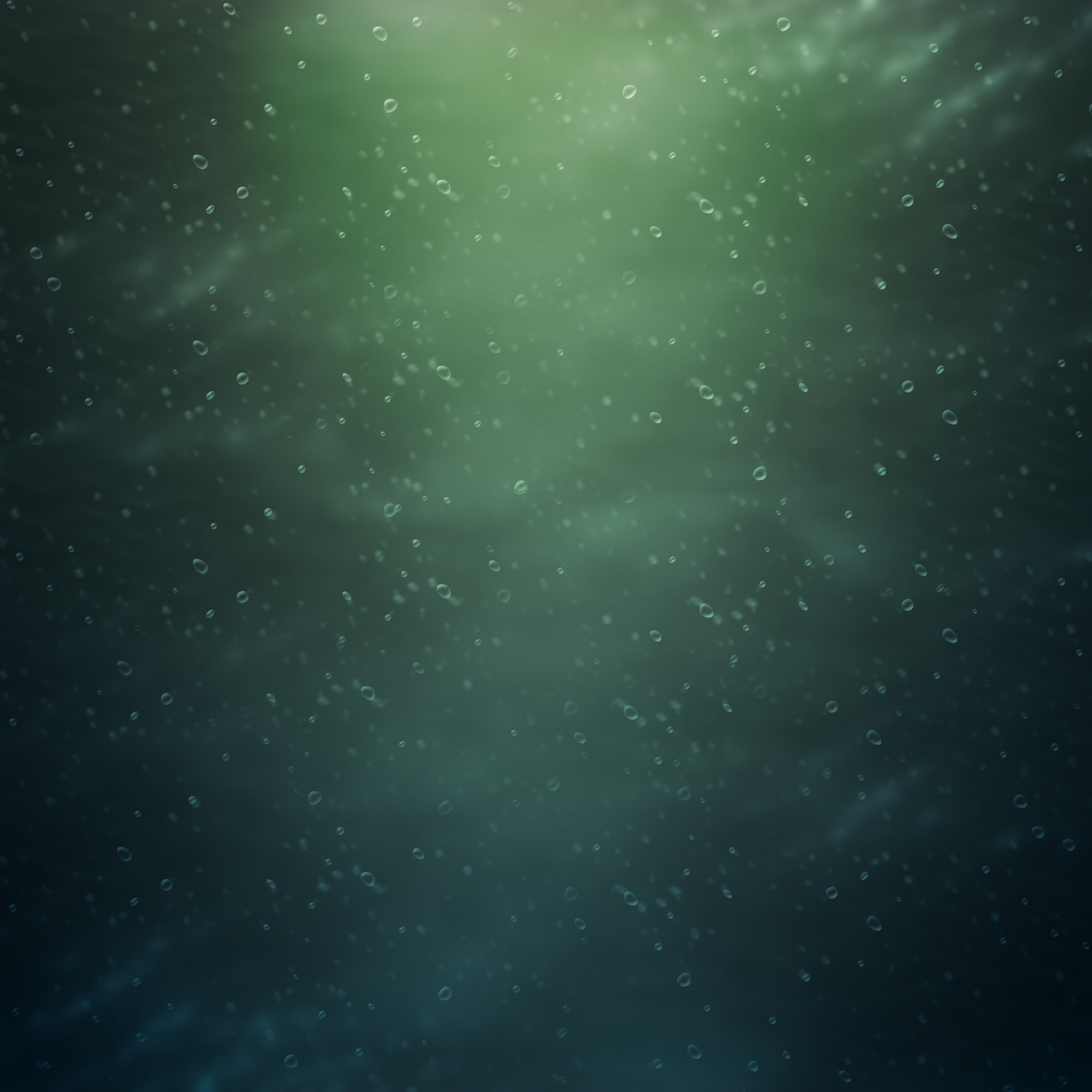 Green textured background with water droplets HD Wallpaper