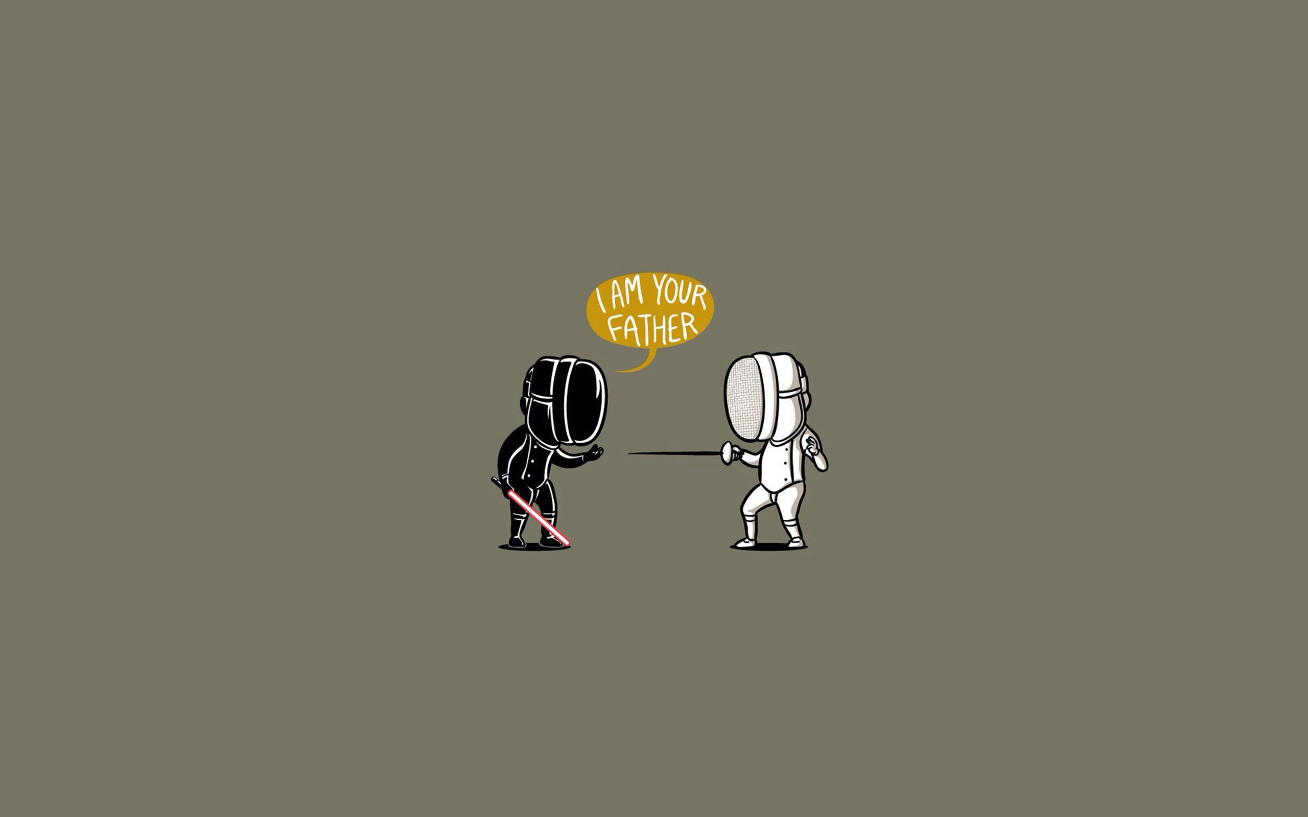 Star Wars Darth Vader and Luke Skywalker fencing HD Wallpaper