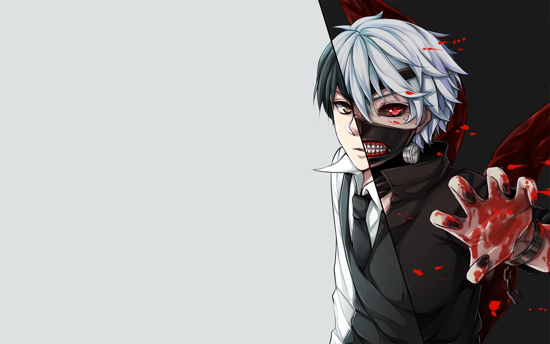 Tokyo Ghoul Kaneki Ken anime art HD Wallpaper