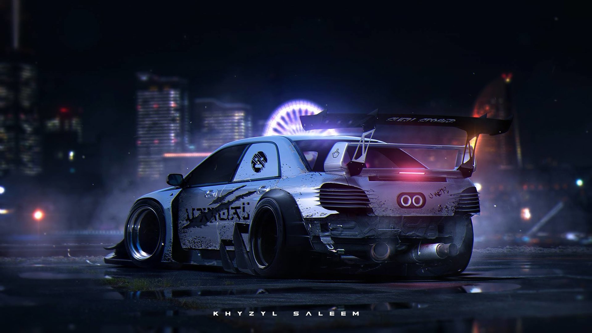 Subaru Impreza render by Khyzyl Saleem HD Wallpaper