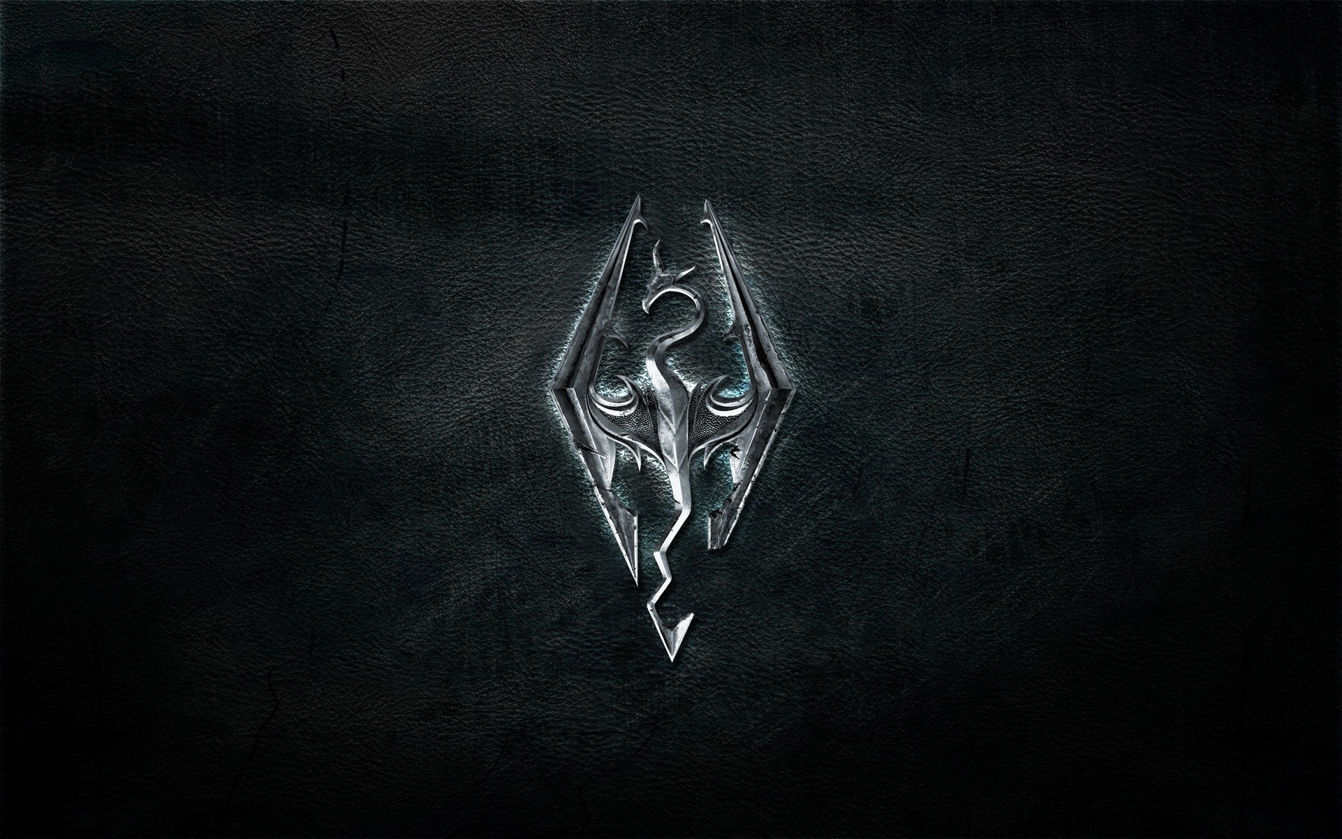 The Elder Scrolls V: Skyrim Logo HD Wallpaper