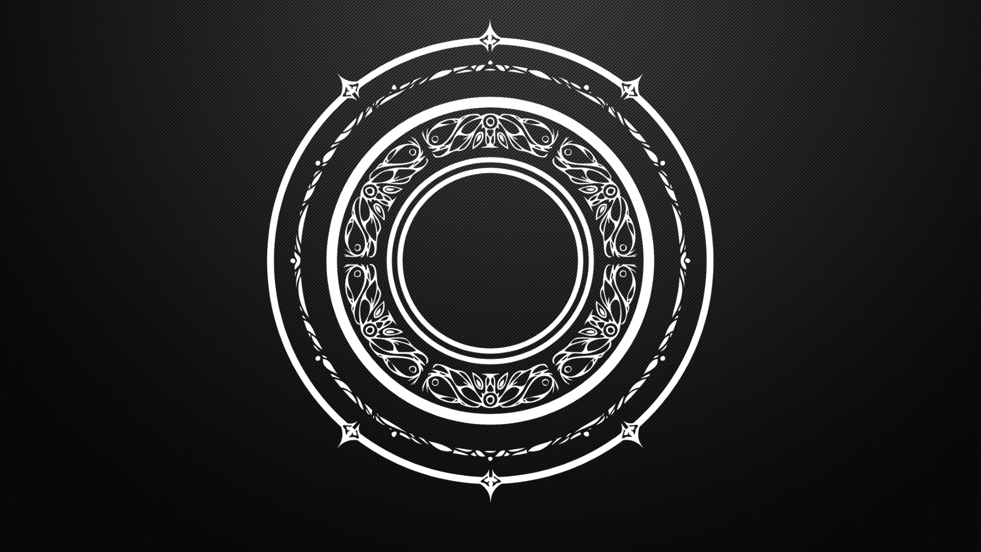 Abstract circular pattern with ornate details HD Wallpaper