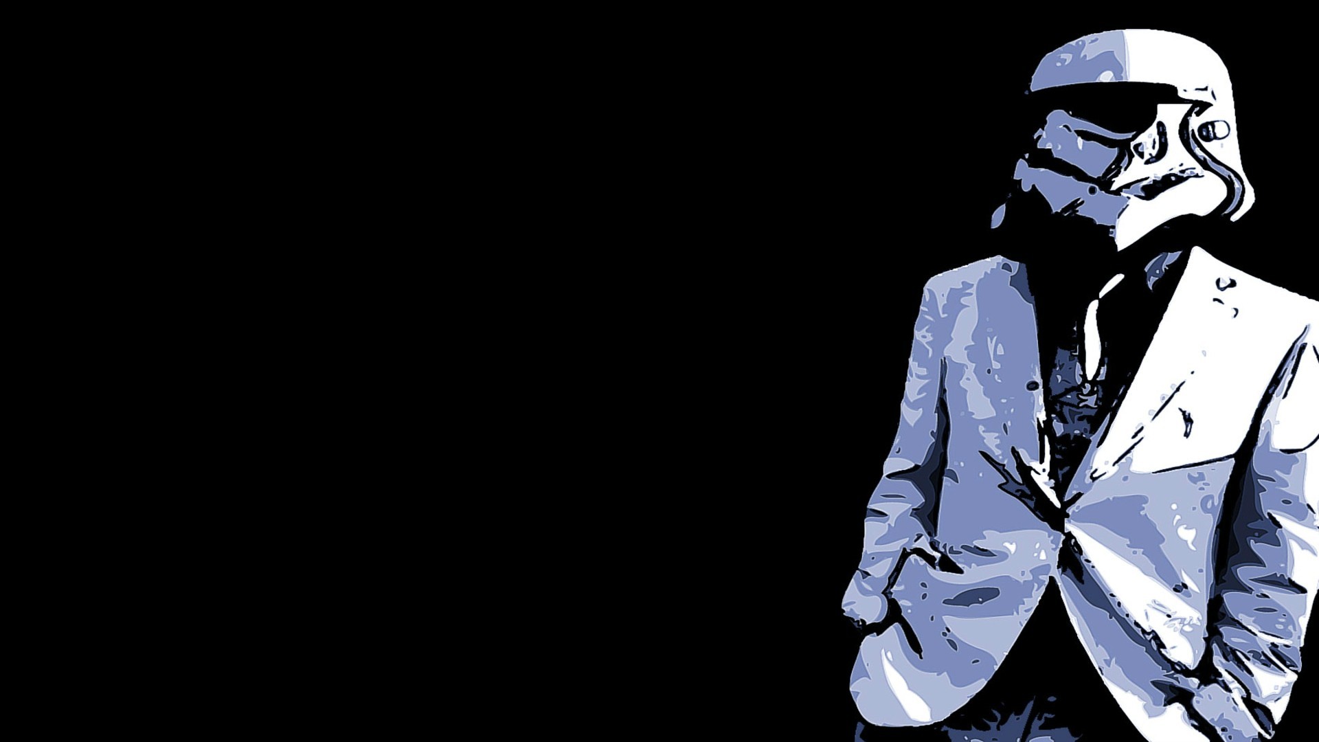 Stormtrooper in a Suit HD Wallpaper