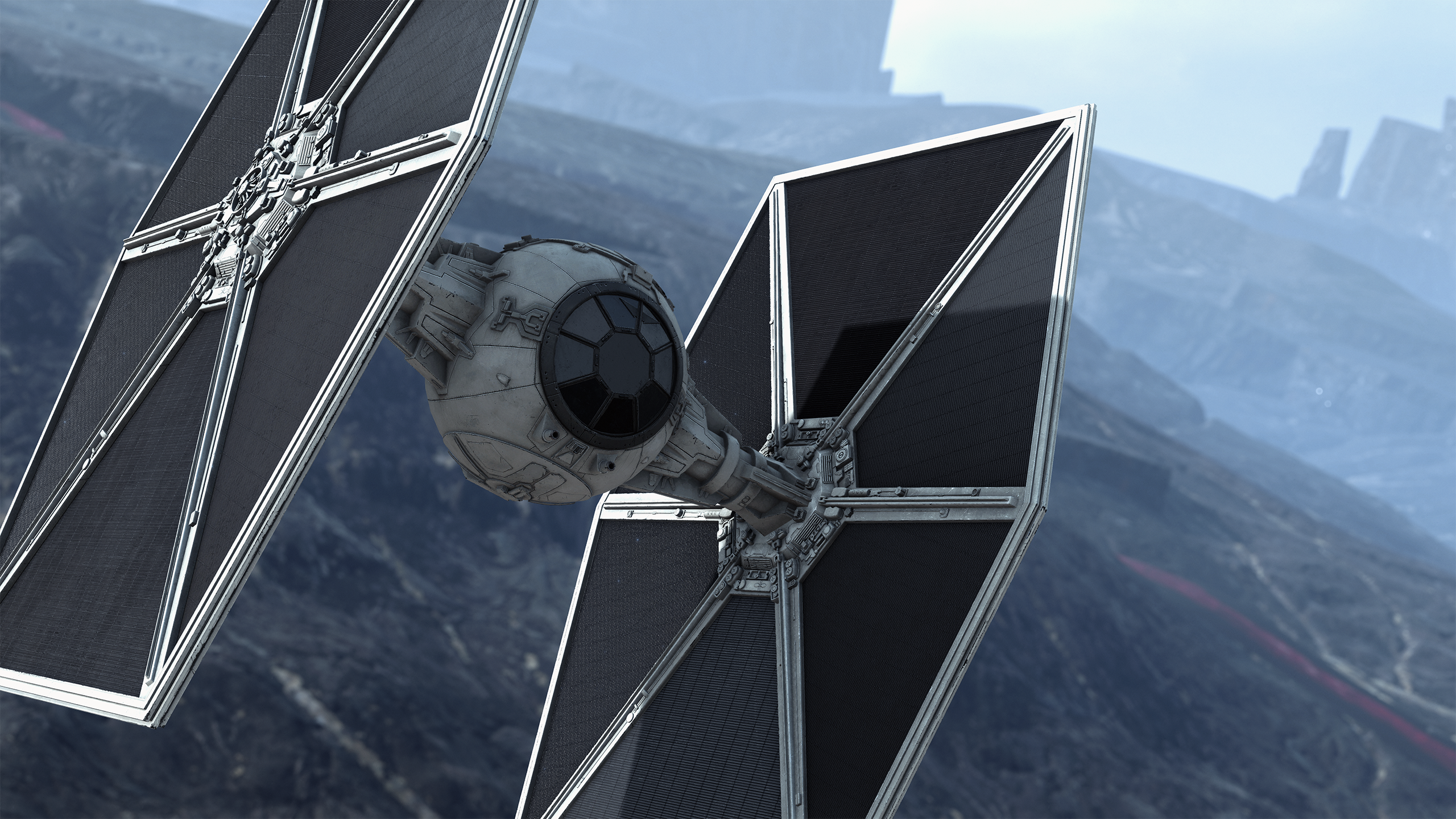 TIE Fighter from Star Wars: Battlefront HD Wallpaper