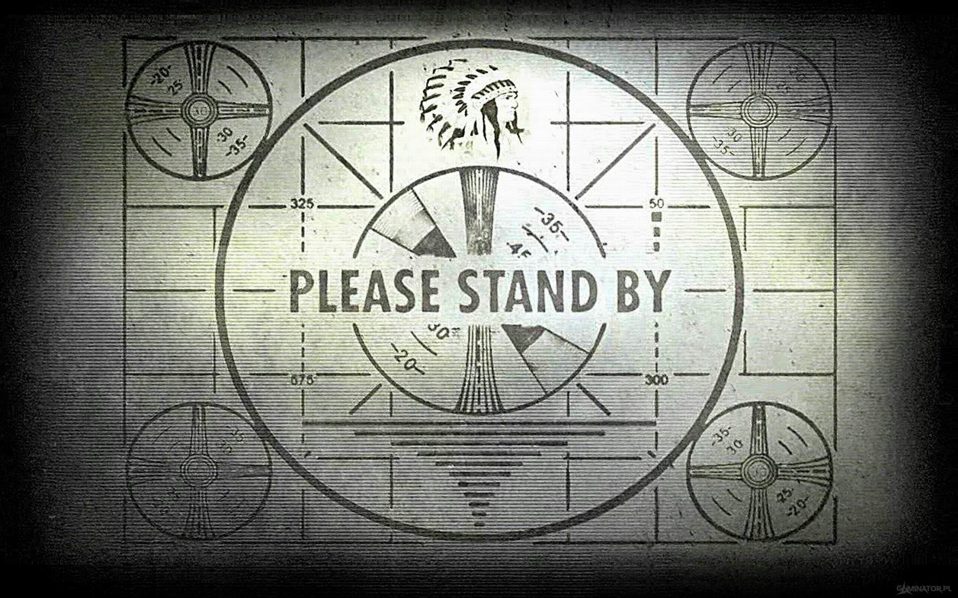 Fallout Please Stand By Test Card HD Wallpaper