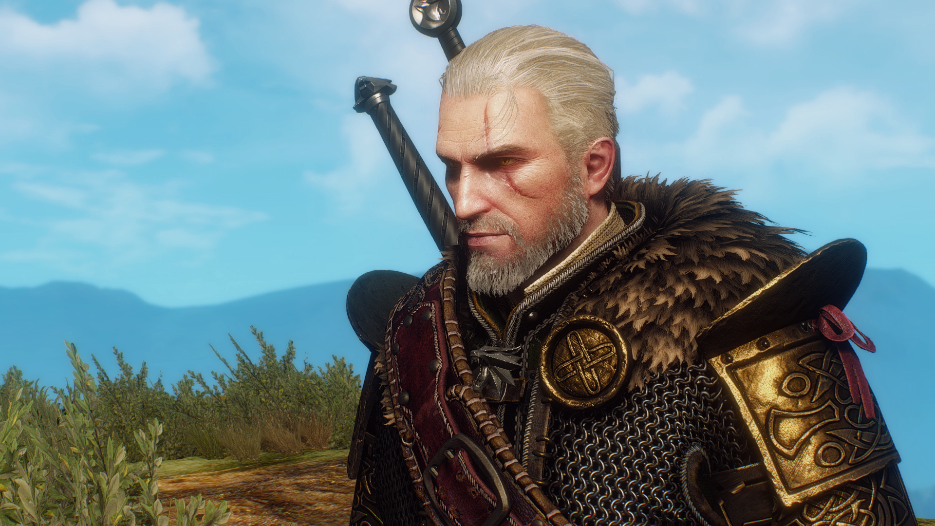 Geralt of Rivia from The Witcher 3: Wild Hunt HD Wallpaper