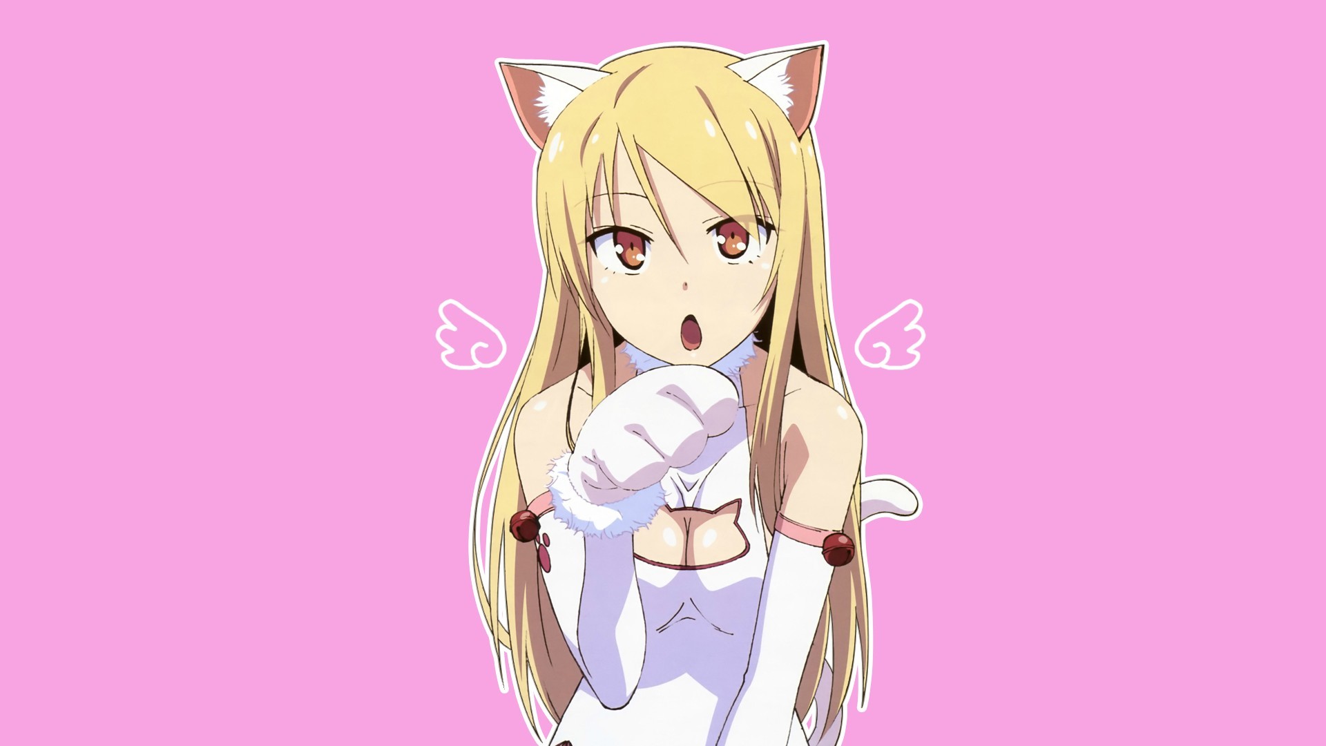 Shiina Mashiro Nekomimi Anime Girl HD Wallpaper