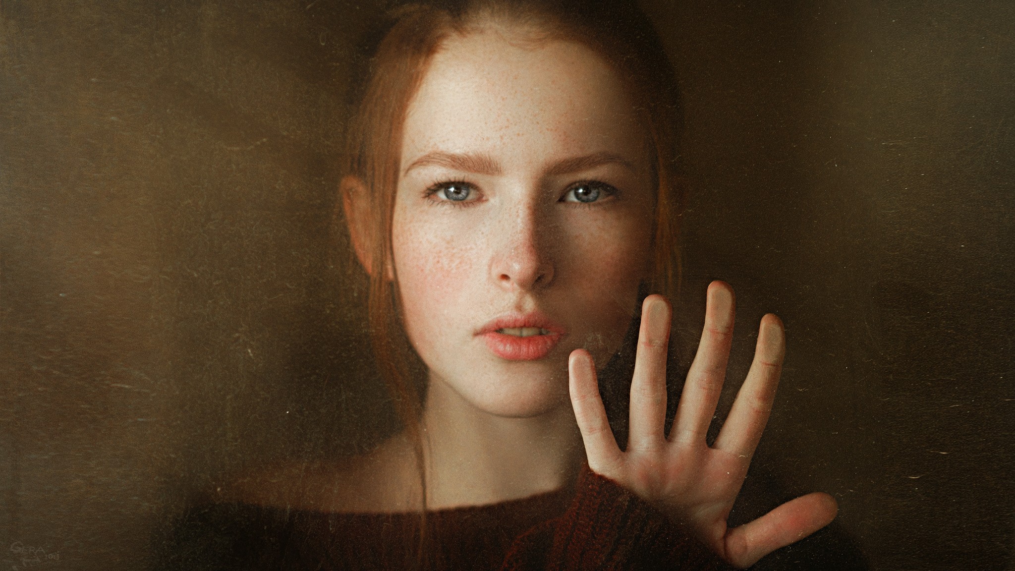 Portrait of Katya Voronina by Georgy Chernyadyev HD Wallpaper