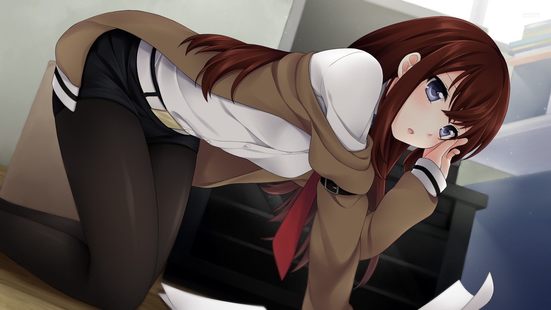 Makise Kurisu from Steins;Gate HD Wallpaper