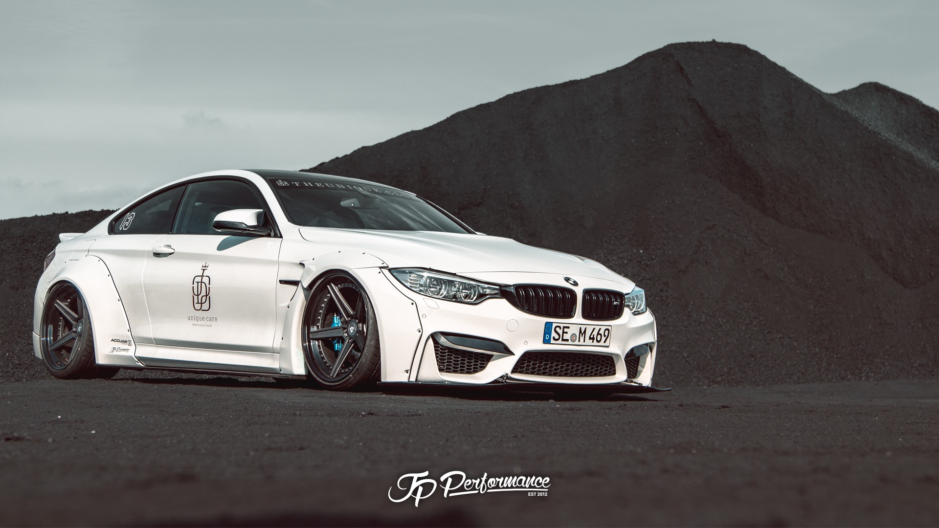 White BMW M4 Widebody by JP Performance HD Wallpaper