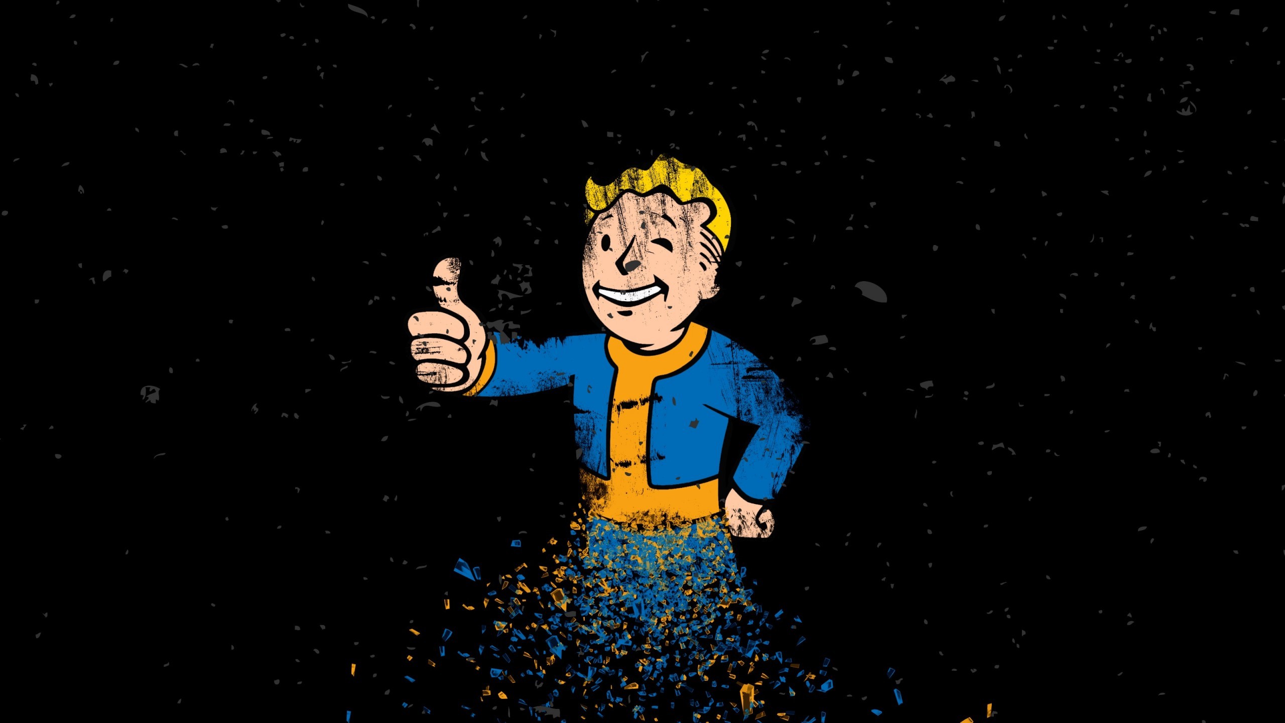 Fallout Vault Boy Giving Thumbs Up HD Wallpaper