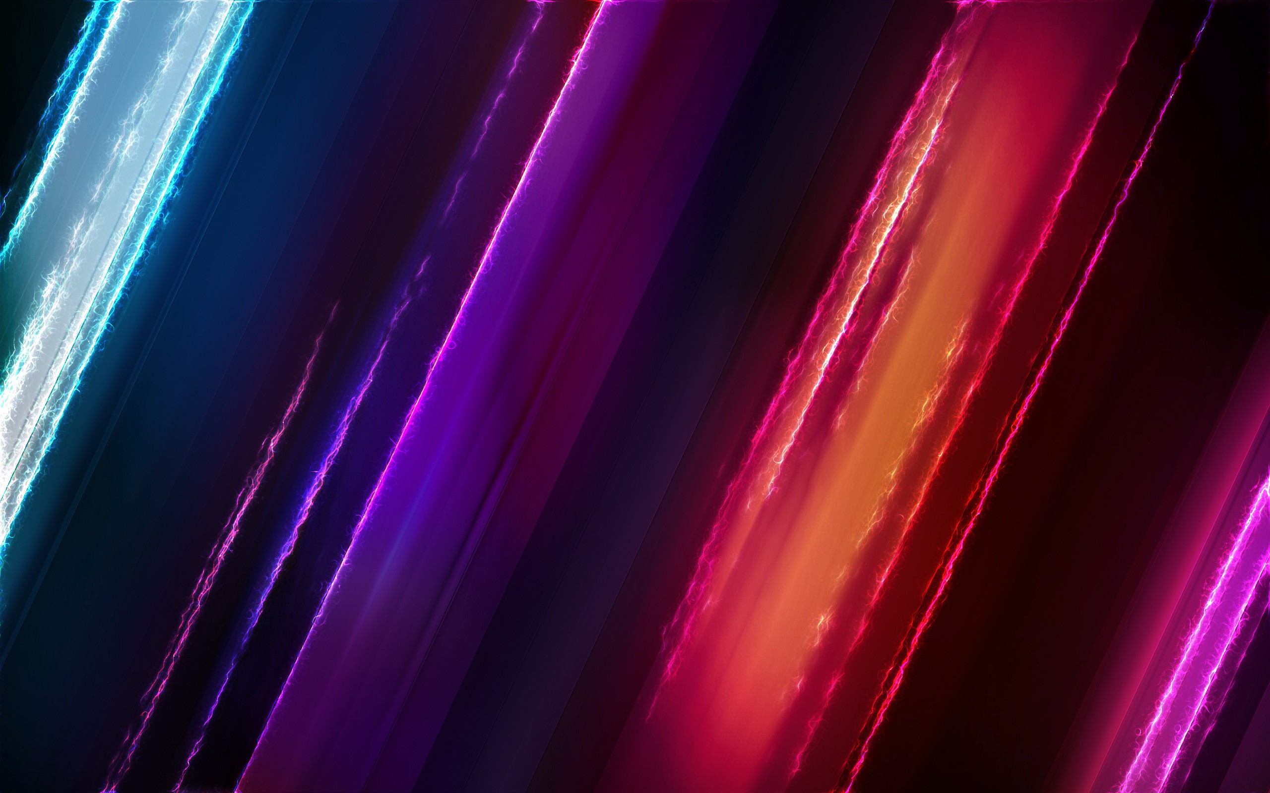 Abstract diagonal light streaks in multiple colors HD Wallpaper
