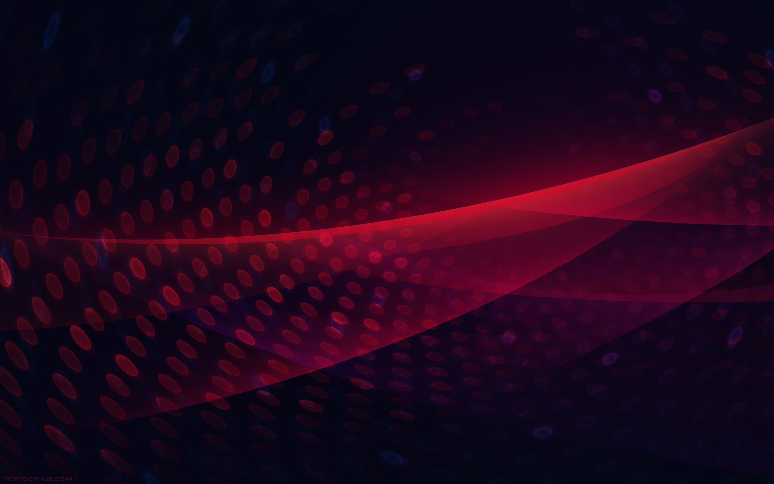Abstract Red and Blue Dotted Pattern with Light Streaks HD Wallpaper