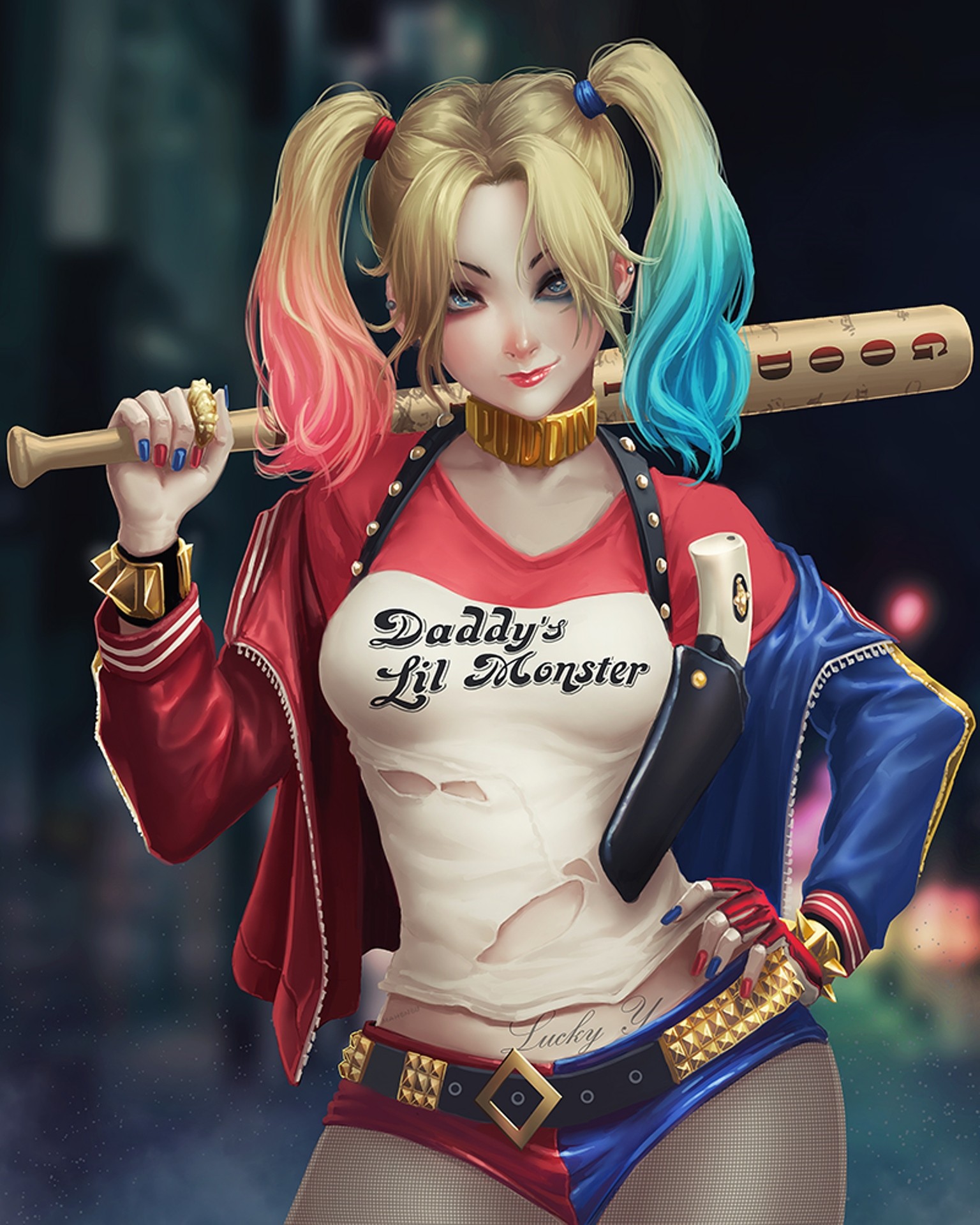 Harley Quinn, artwork HD Wallpaper