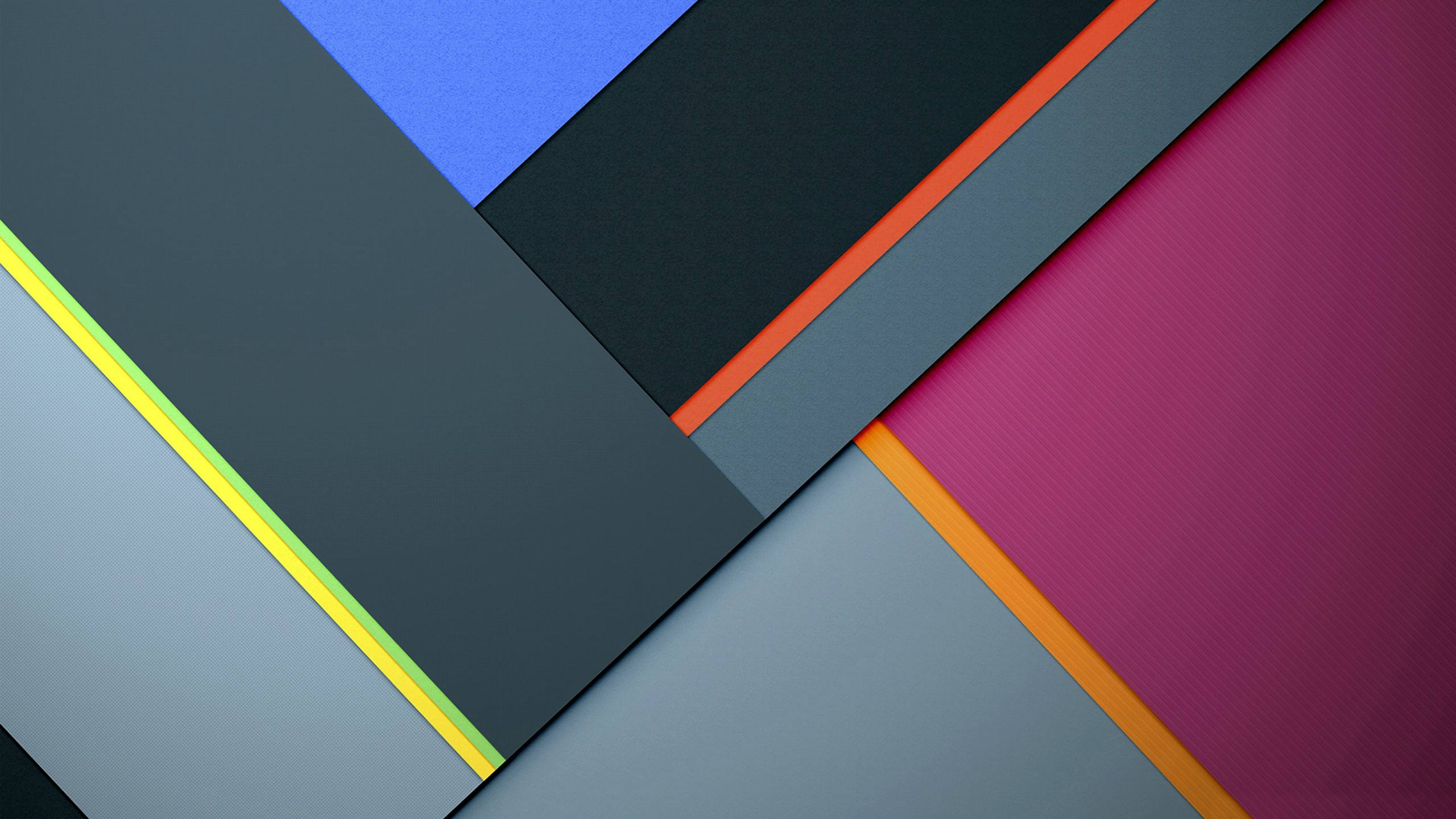 Abstract geometric shapes with stripes and color blocks HD Wallpaper