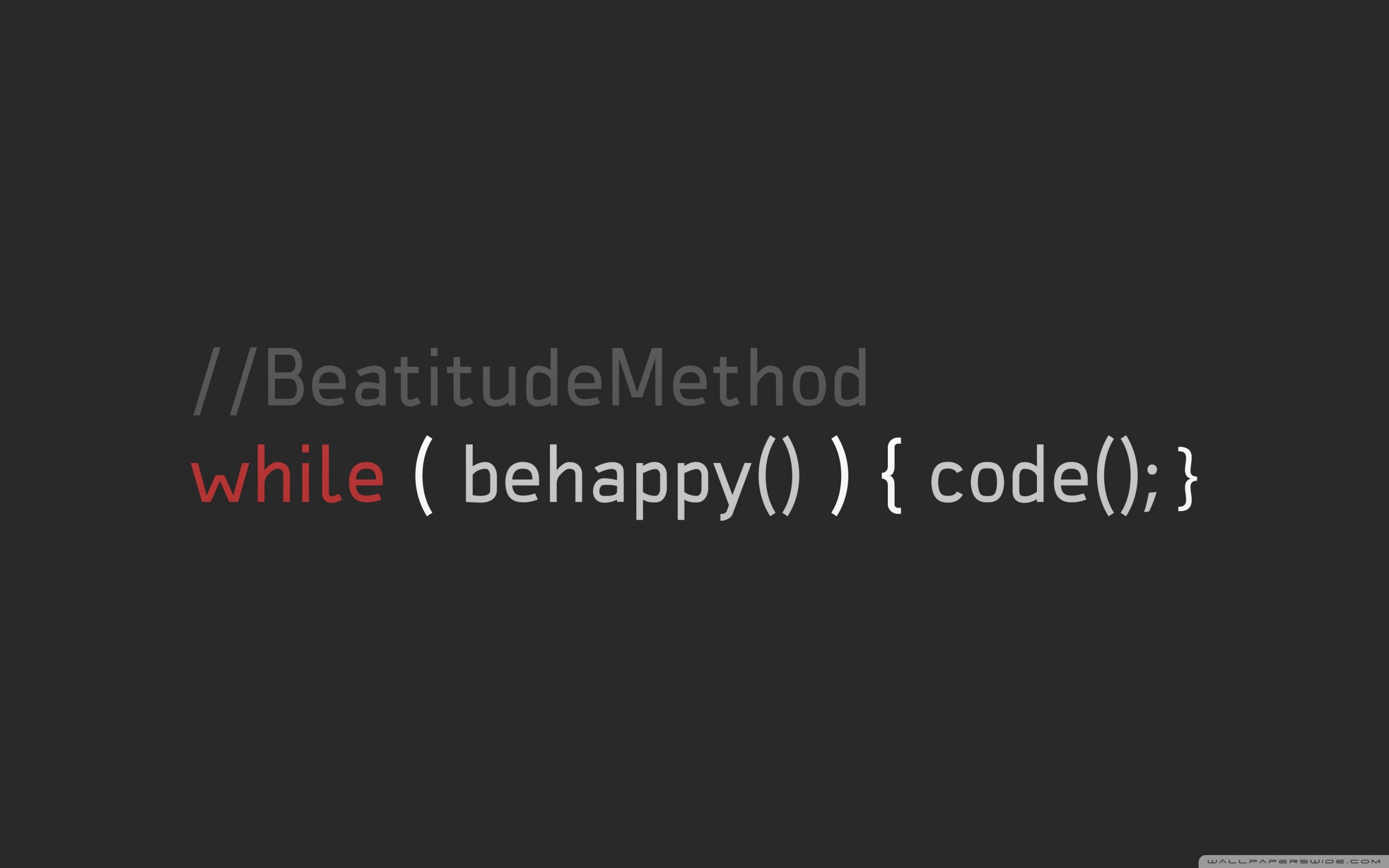 Code snippet with "BeattitudeMethod" HD Wallpaper