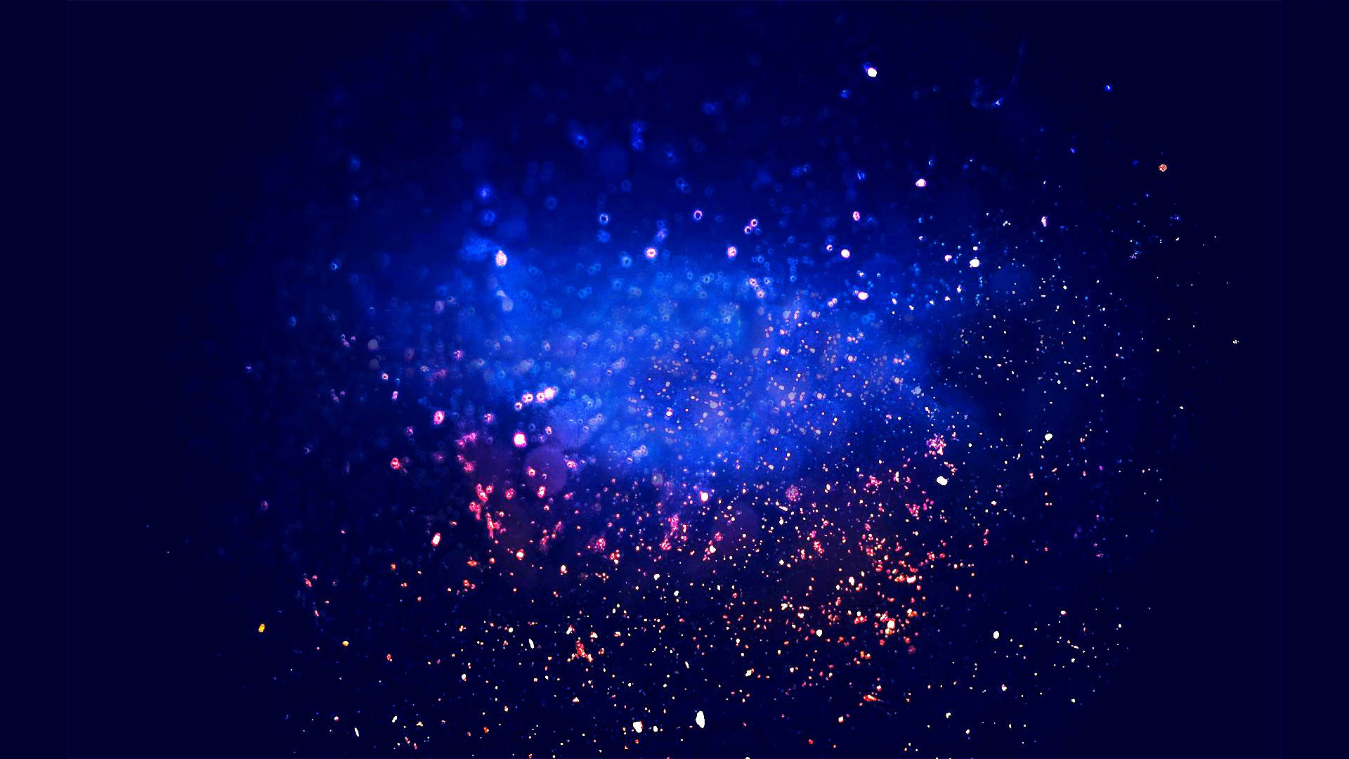Abstract blue and pink glitter particles HD Wallpaper