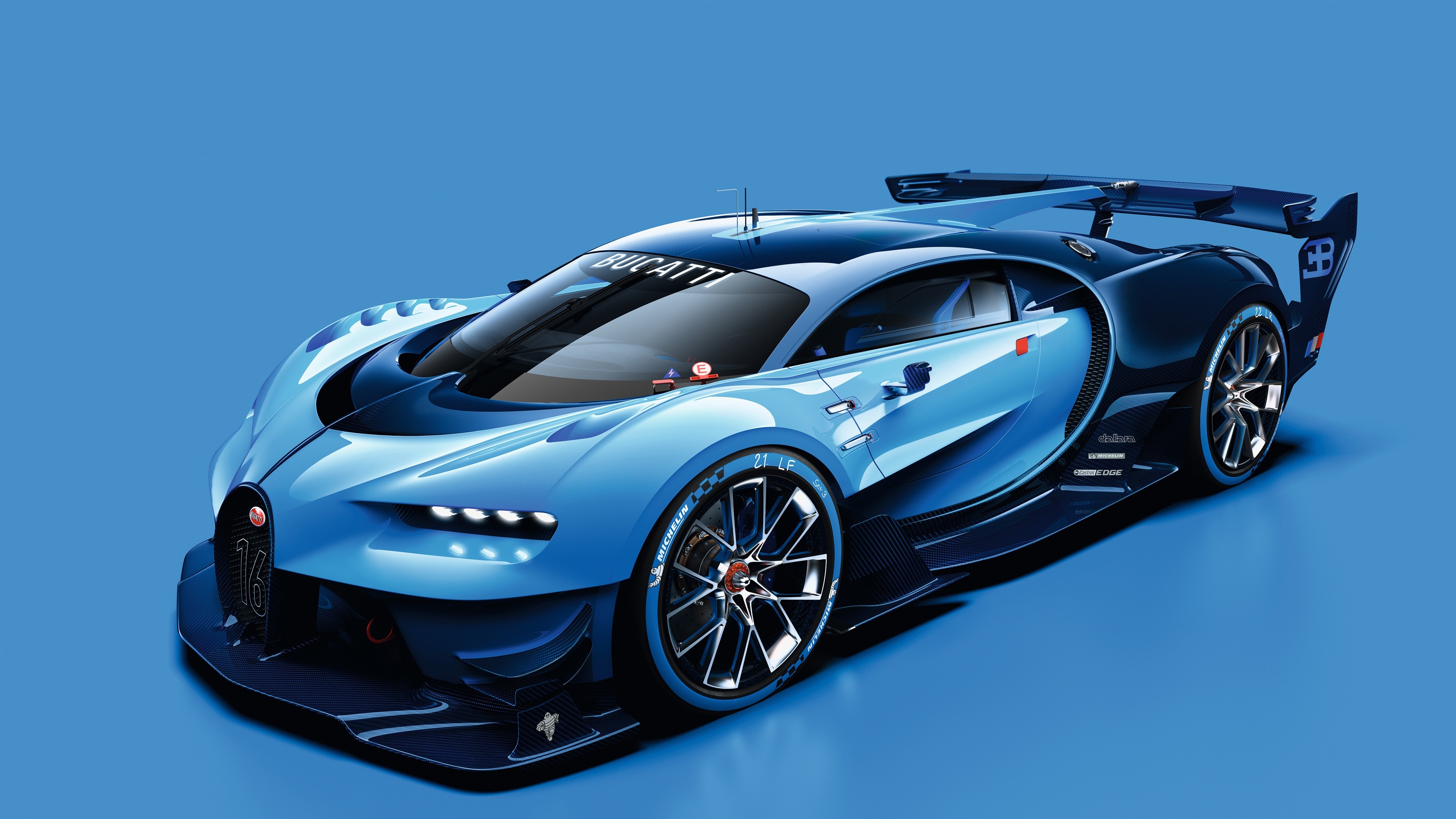 Bugatti Vision Gran Turismo concept car HD Wallpaper