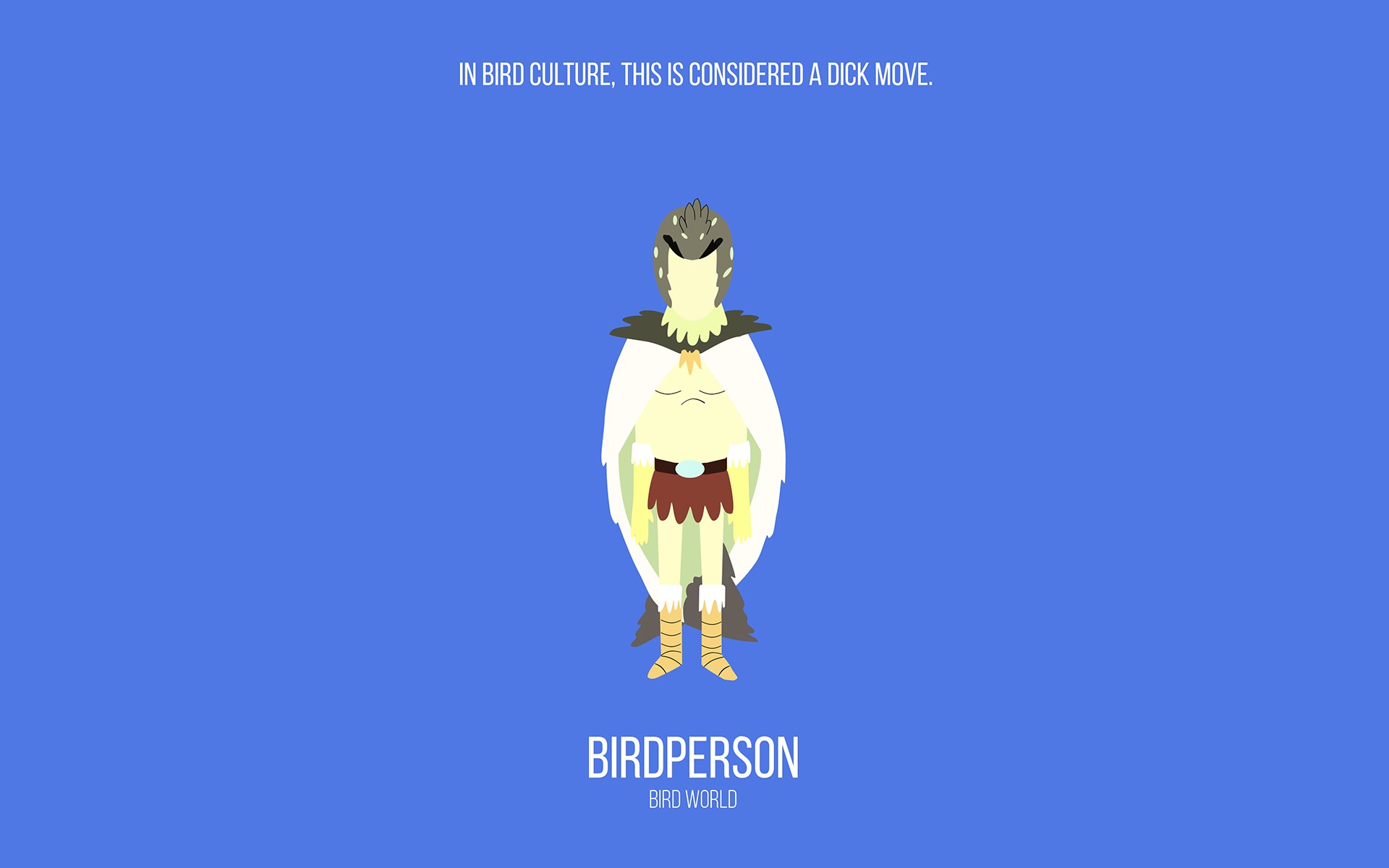 Birdperson from Rick and Morty HD Wallpaper