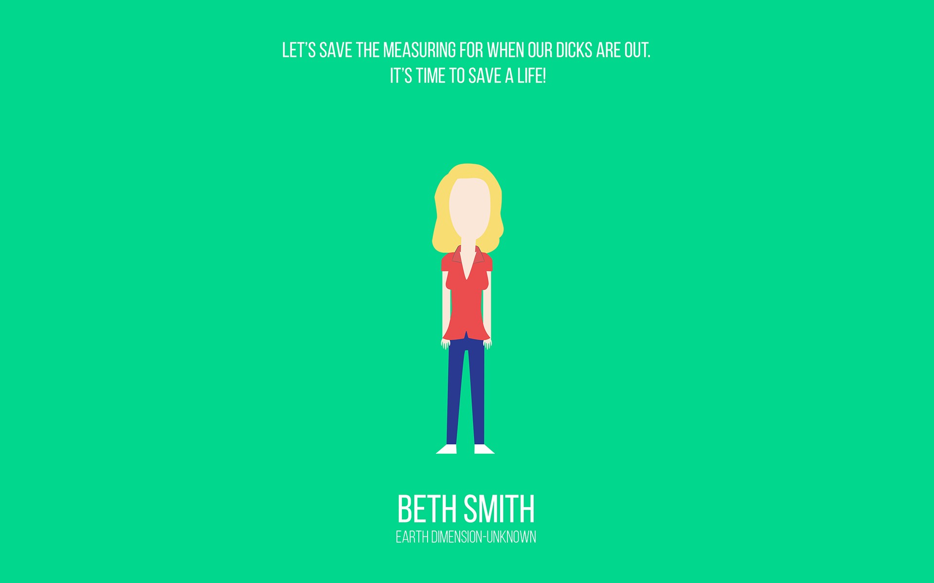 Beth Smith from Rick and Morty HD Wallpaper