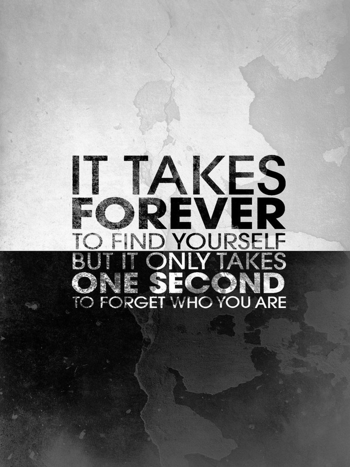 It Takes Forever To Find Yourself Quote HD Wallpaper