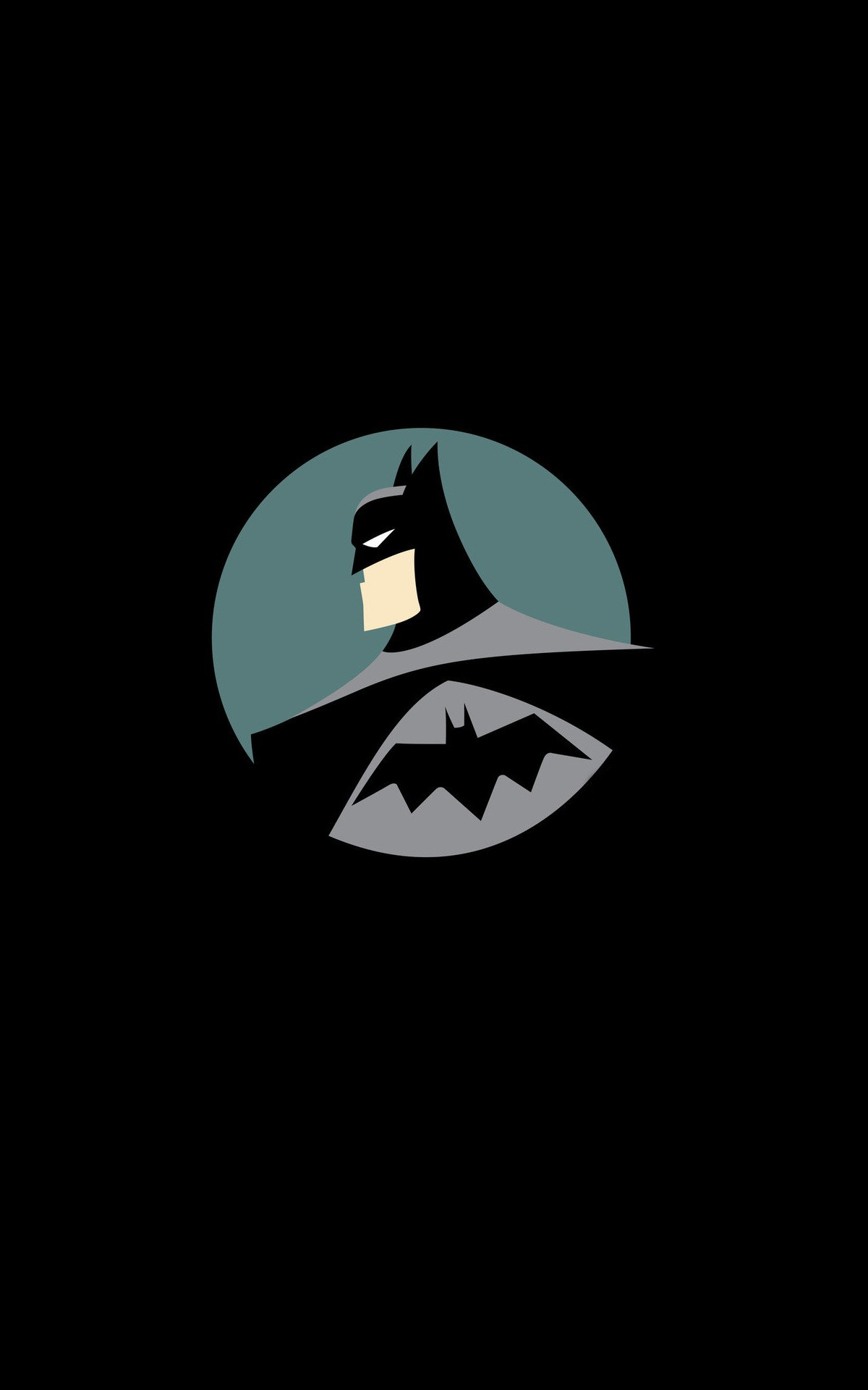 Batman Minimalist Portrait HD Wallpaper