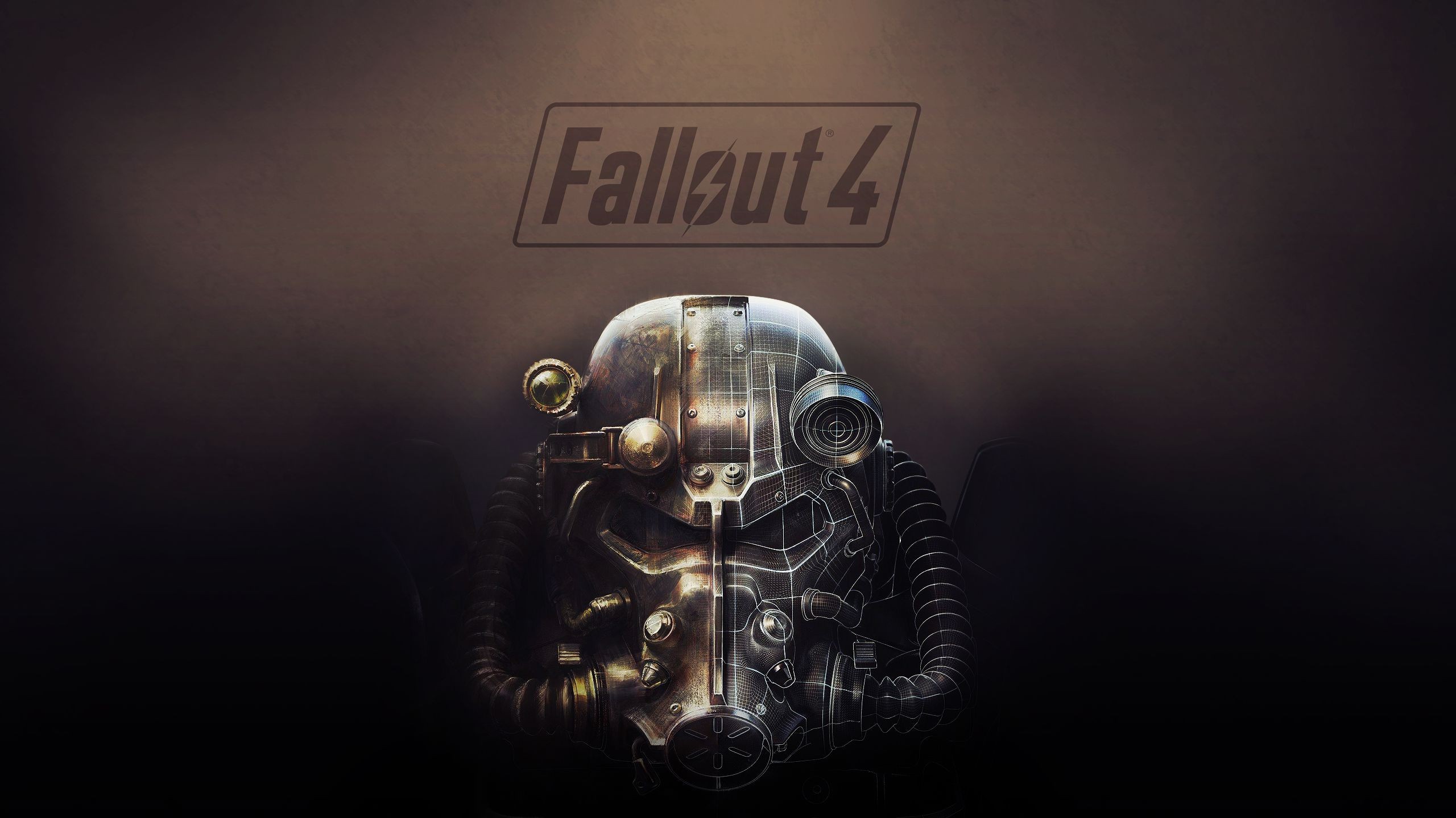 Fallout 4 Power Armor Helmet HD Wallpaper