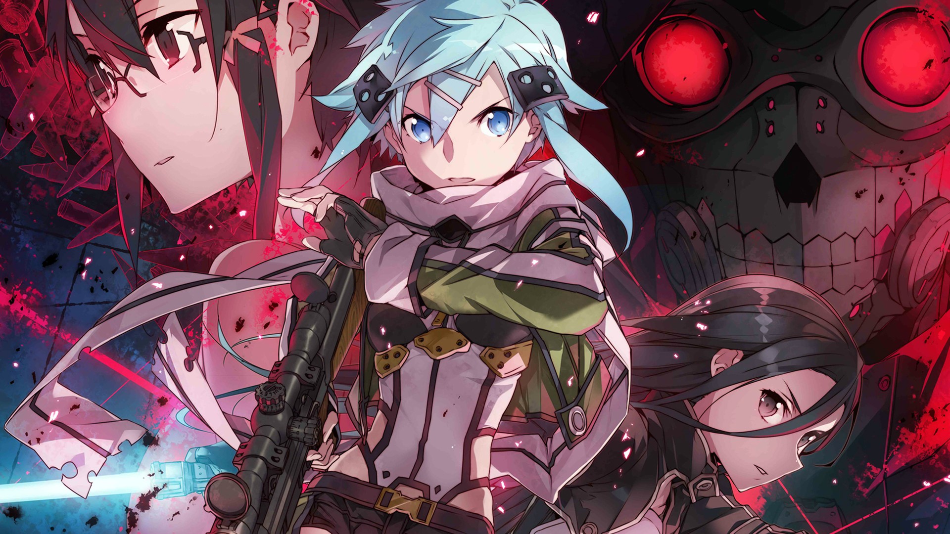 Sword Art Online: Asada Shino and Friends HD Wallpaper