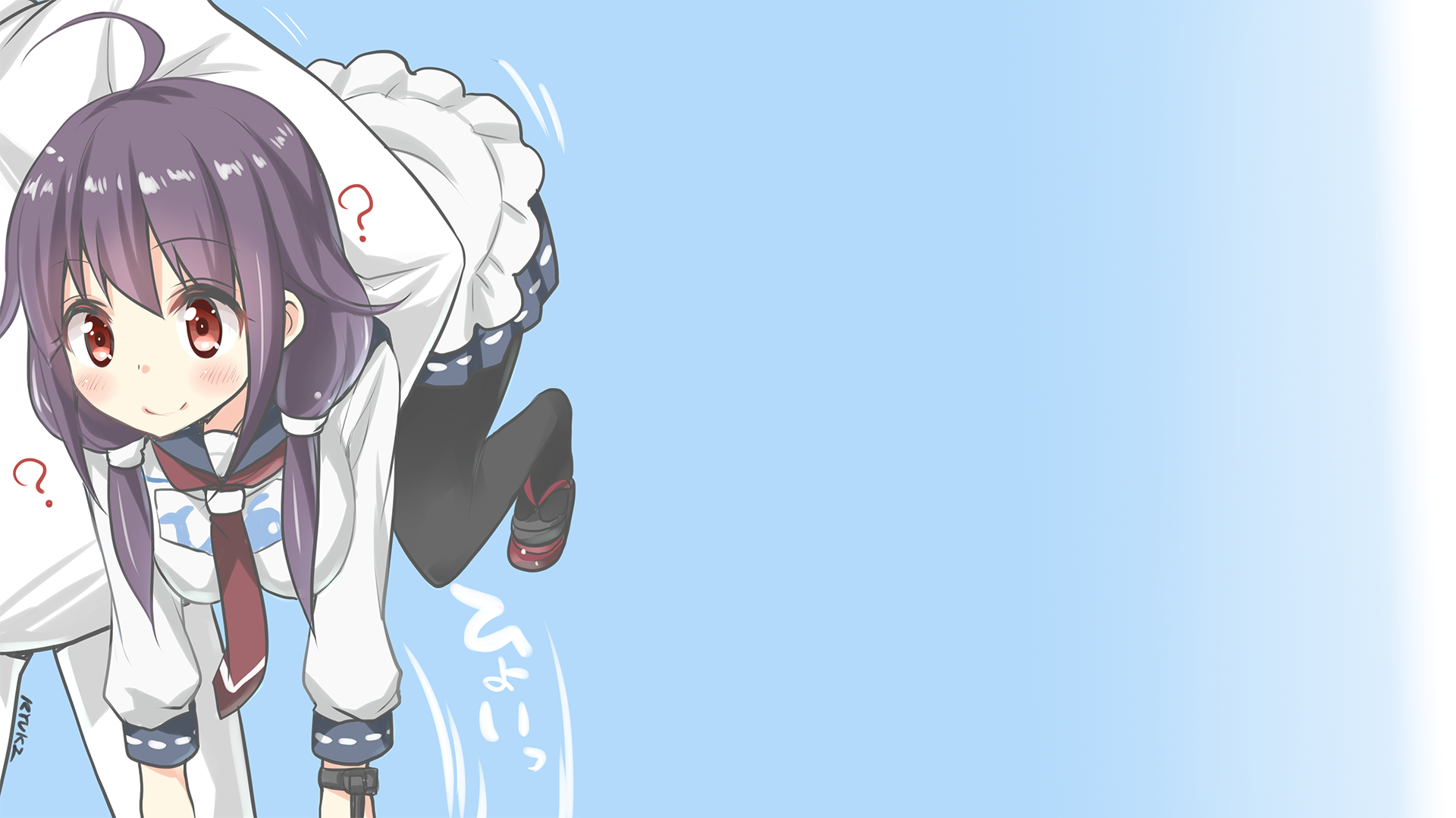 Taigei from Kantai Collection in anime style HD Wallpaper