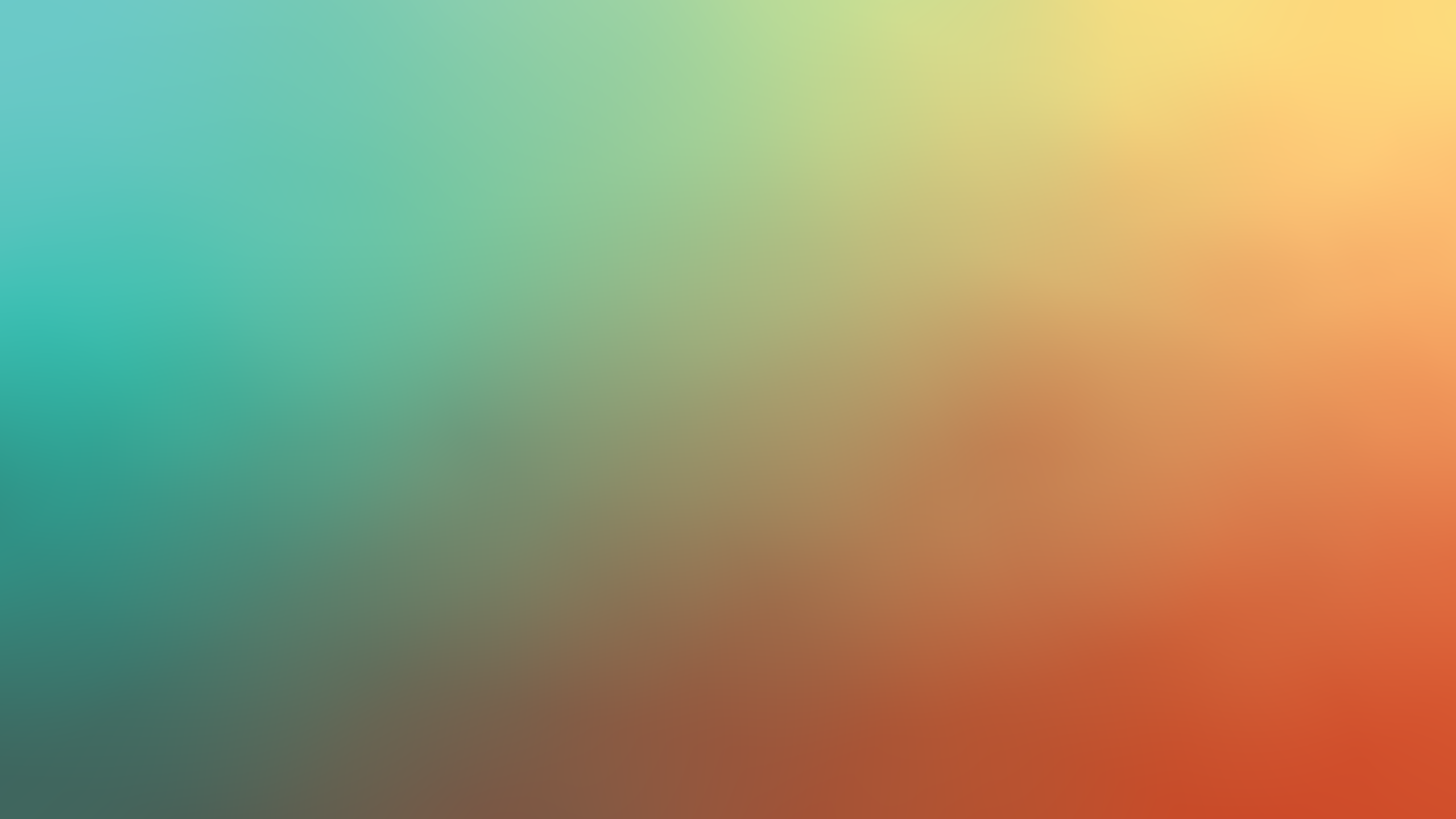Cyan and orange gradient HD Wallpaper