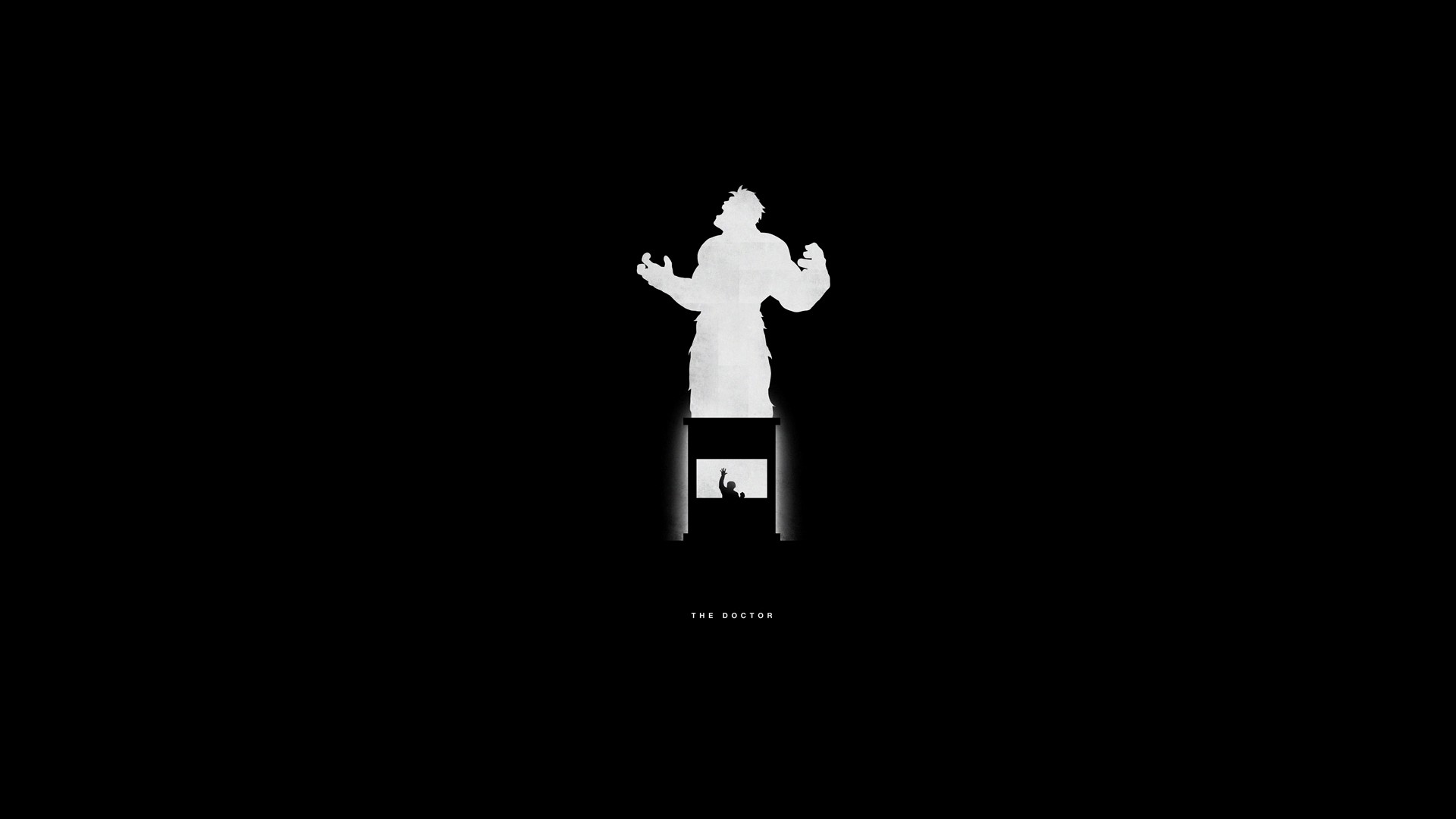 The Hulk Silhouette HD Wallpaper
