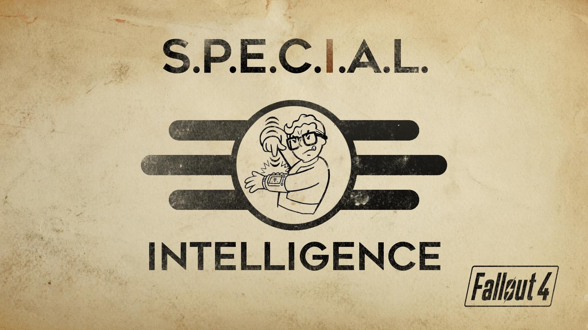 Fallout 4 S.P.E.C.I.A.L. Intelligence HD Wallpaper