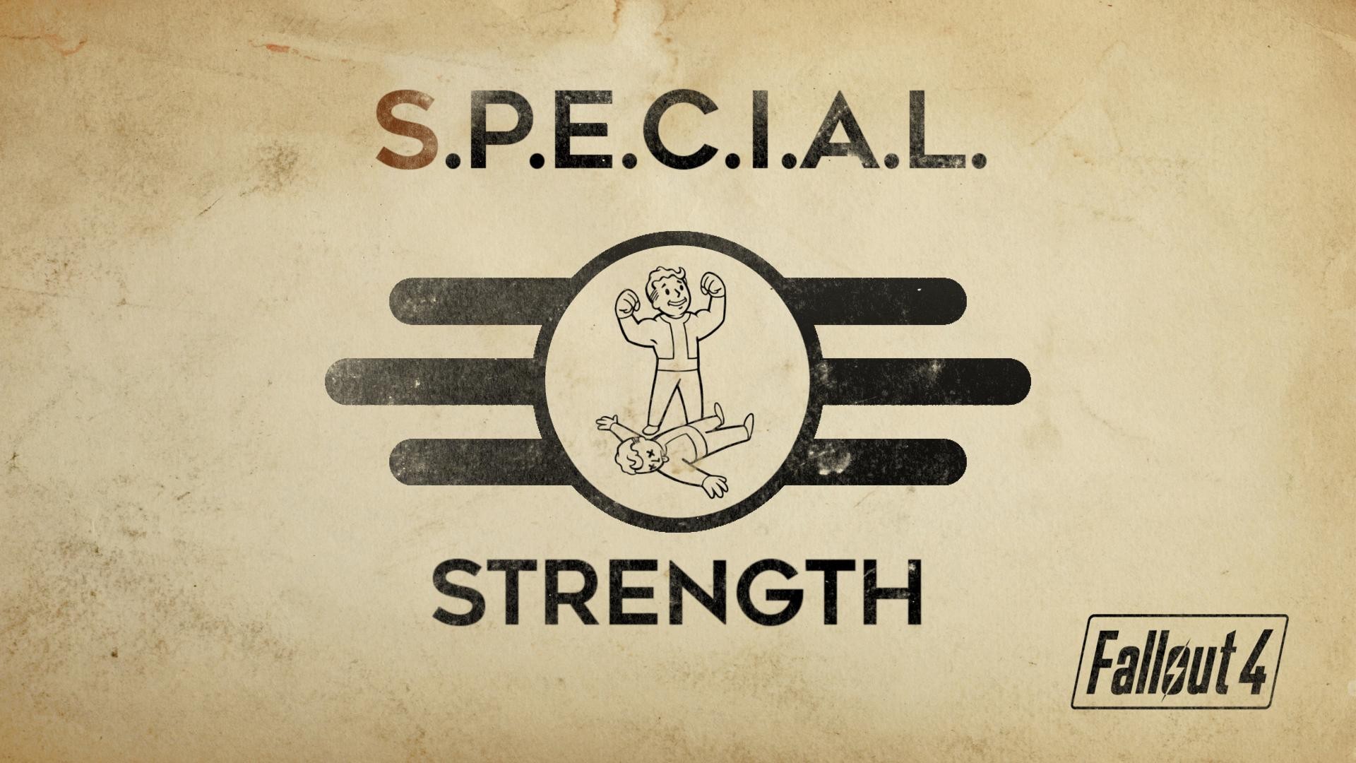 Fallout 4 S.P.E.C.I.A.L. Strength HD Wallpaper