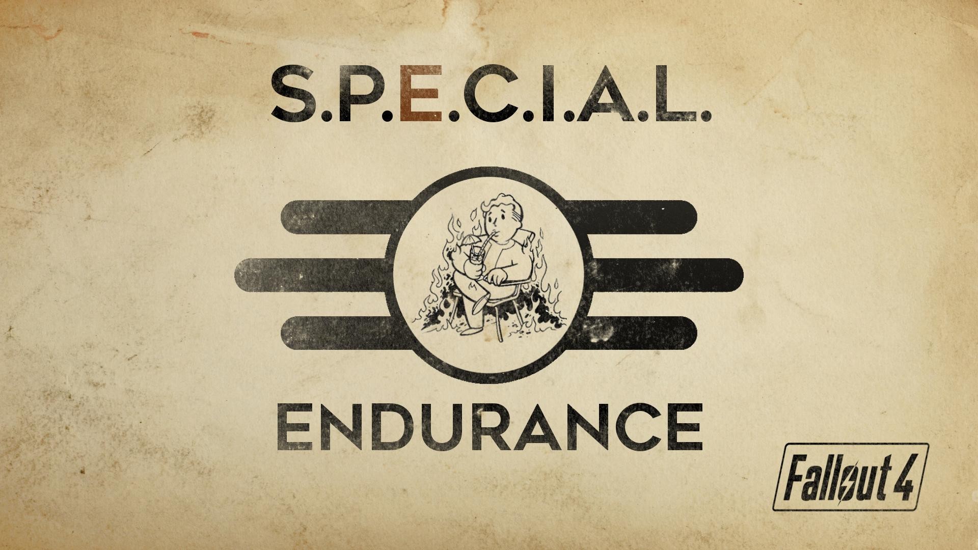 Fallout 4 S.P.E.C.I.A.L. Endurance HD Wallpaper