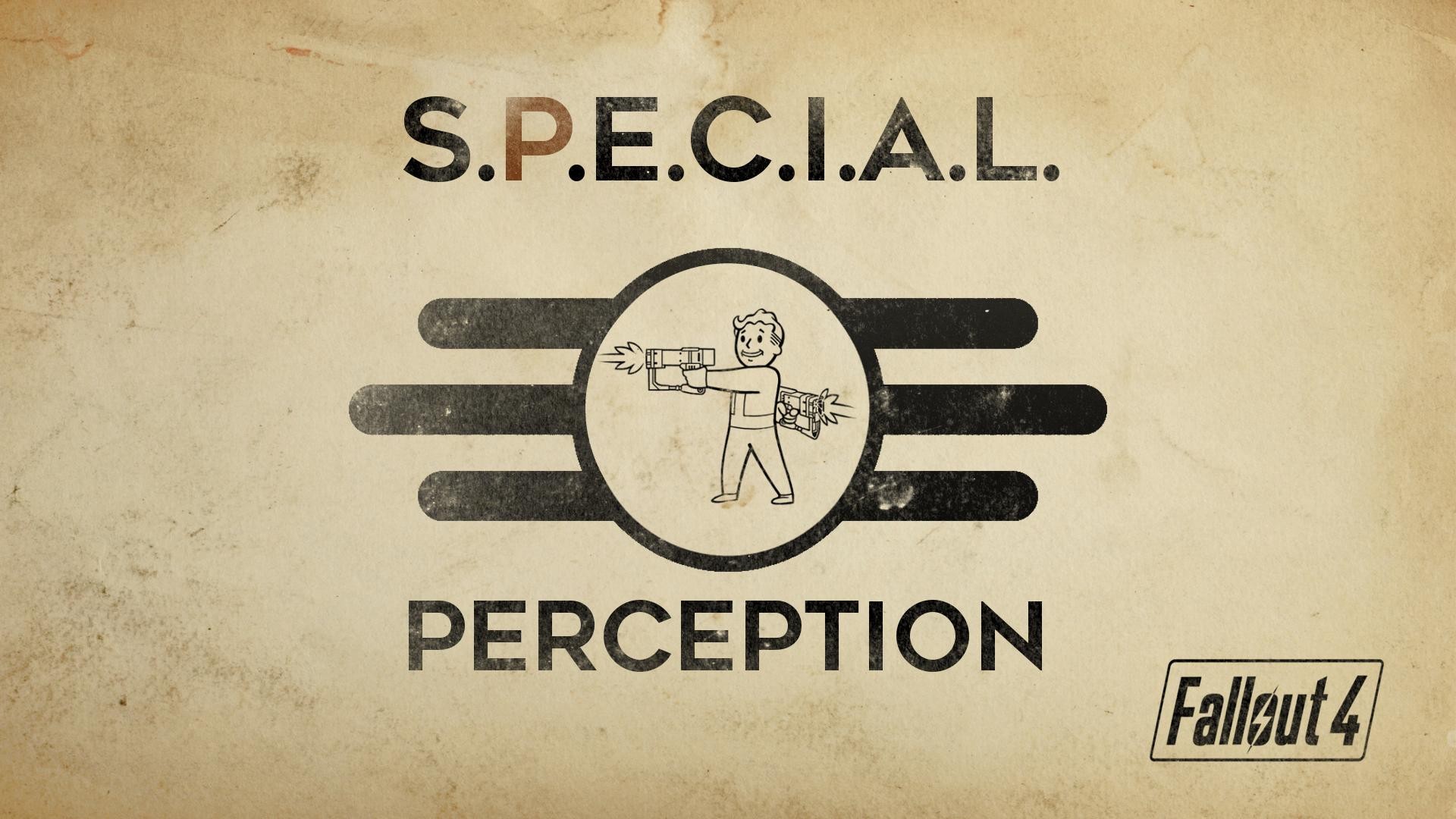 Fallout 4 S.P.E.C.I.A.L. Perception HD Wallpaper